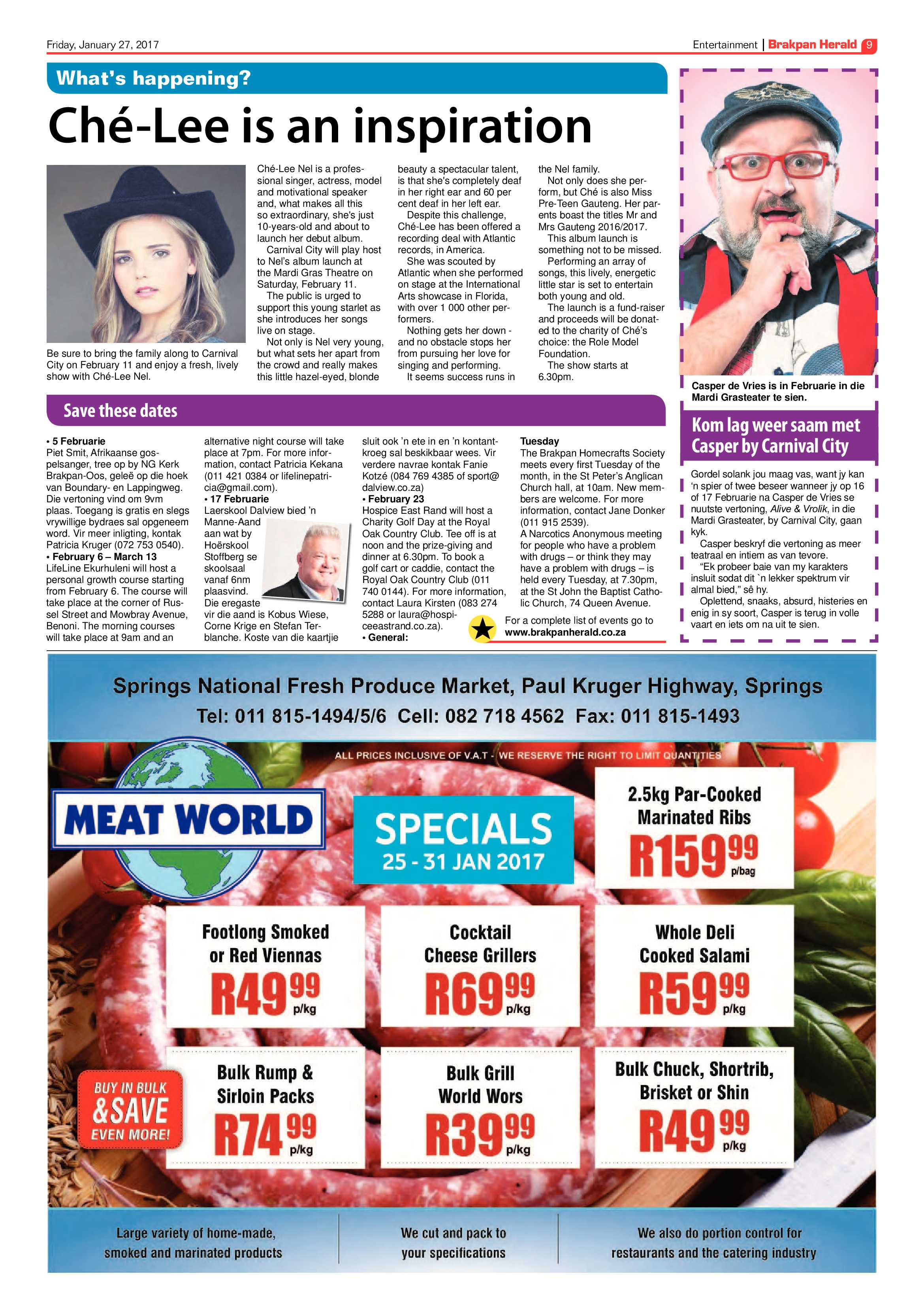 Brakpan Herald 27 January 2017 page 9