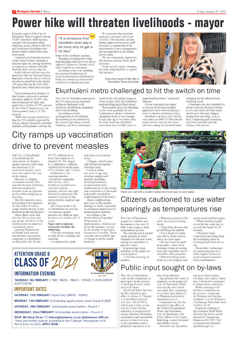 Brakpan Herald 27 January 2022 page 6