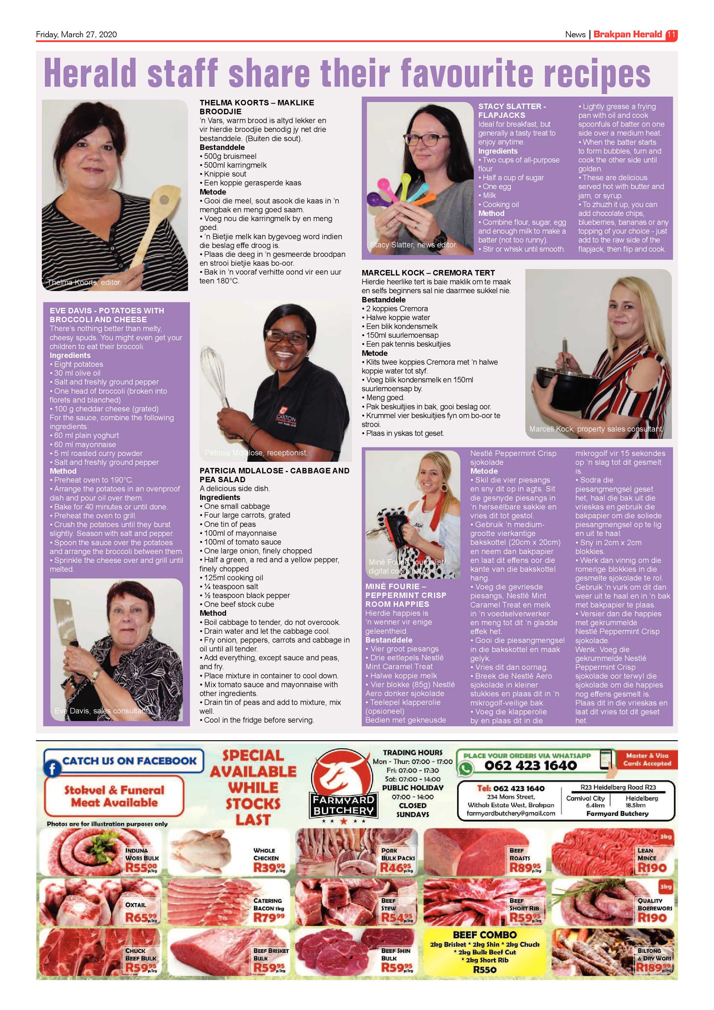 Brakpan Herald 27 March 2020 page 11