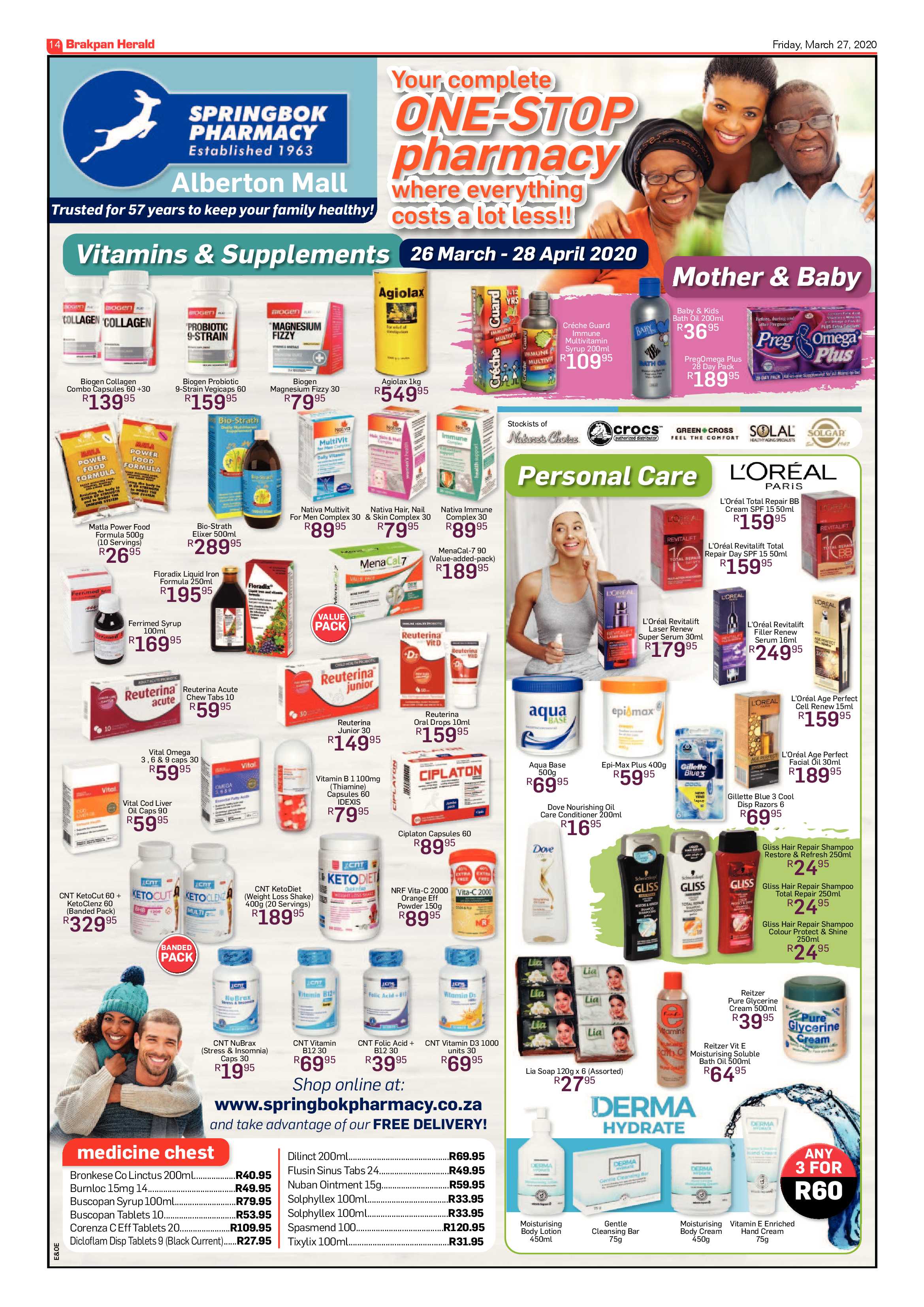 Brakpan Herald 27 March 2020 page 14