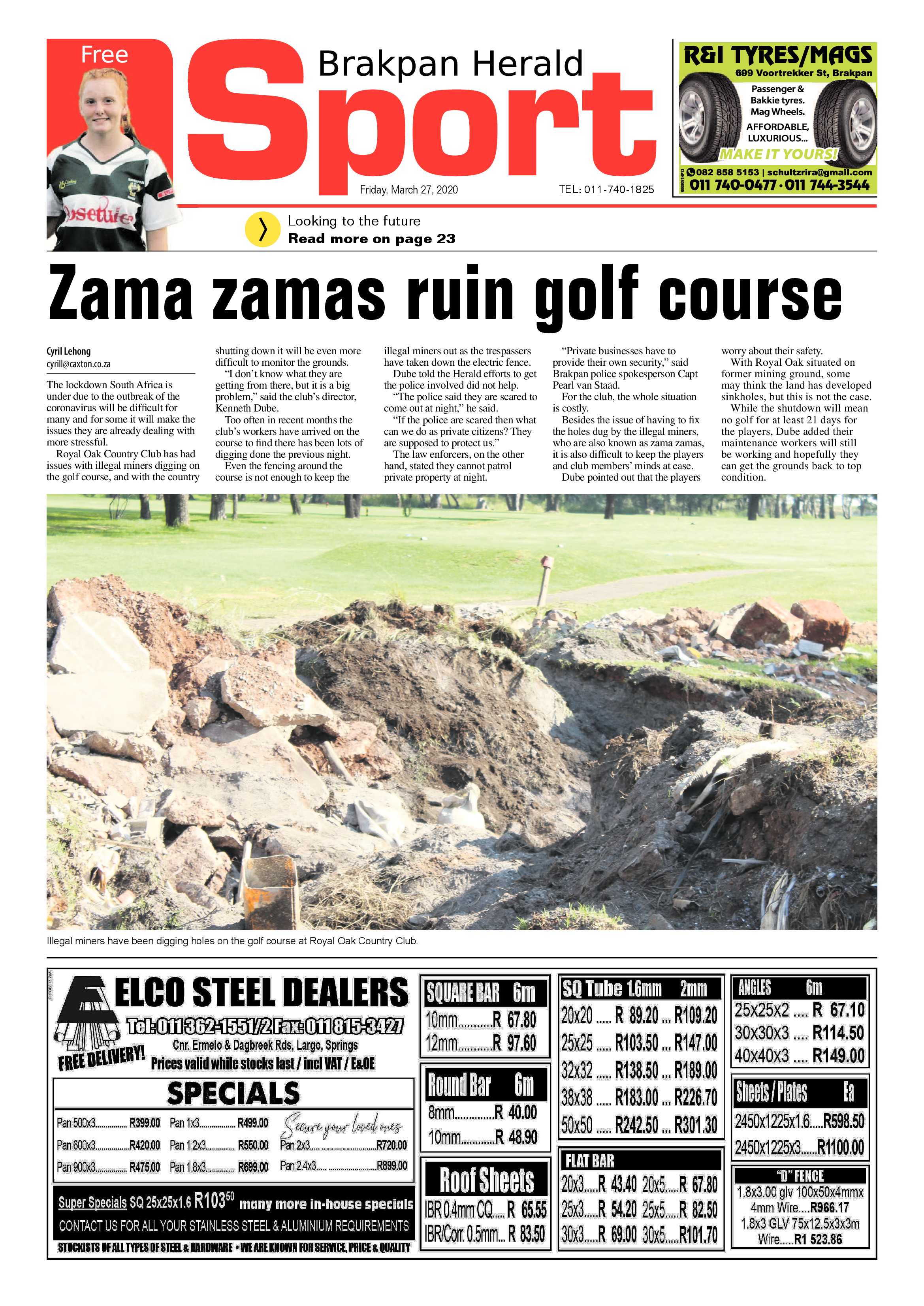 Brakpan Herald 27 March 2020 page 24