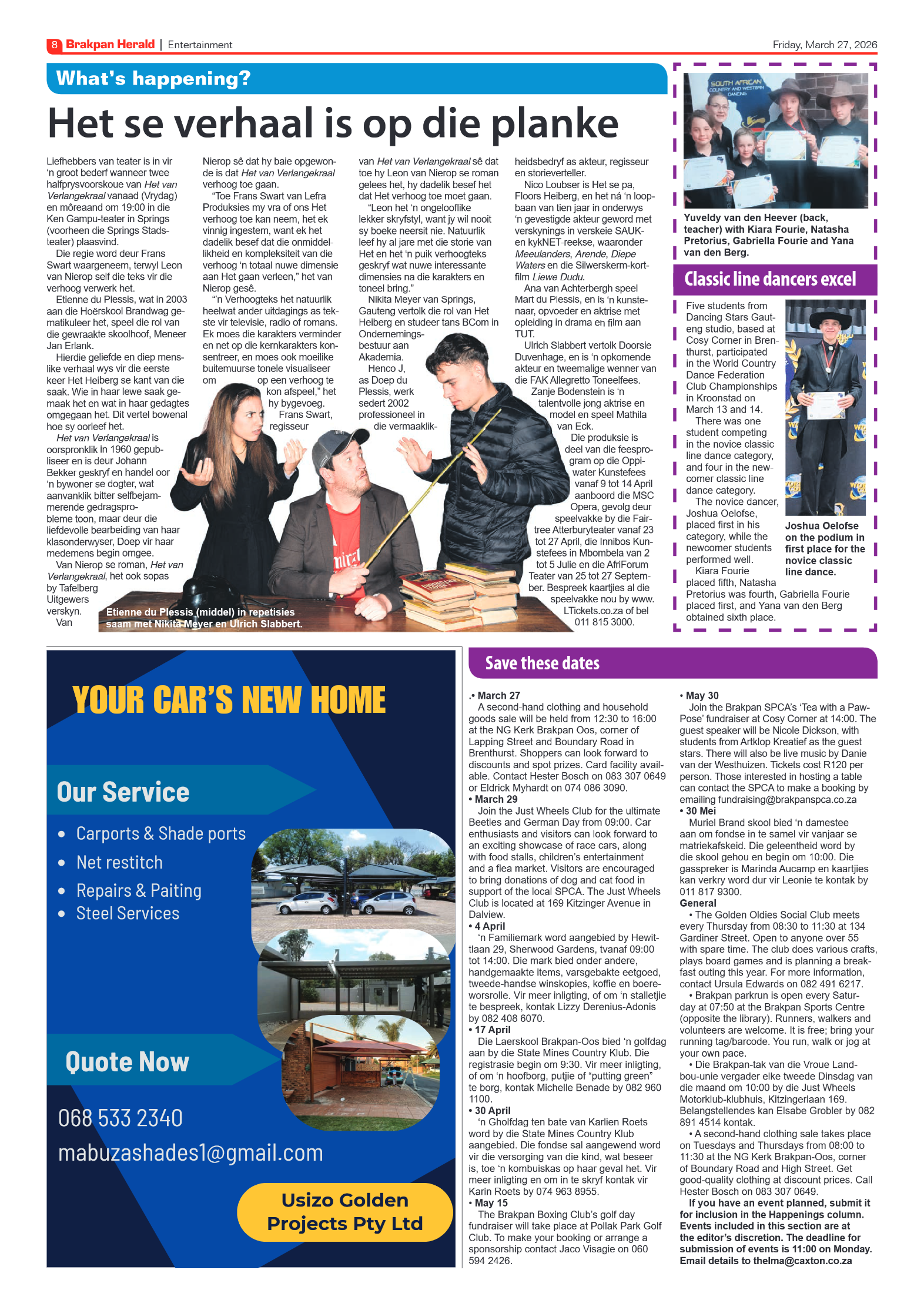 Brakpan Herald 27 March 2026 page 8
