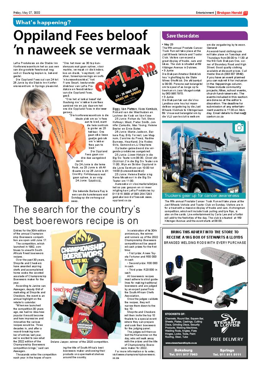 Brakpan Herald 27 May 2022 page 11