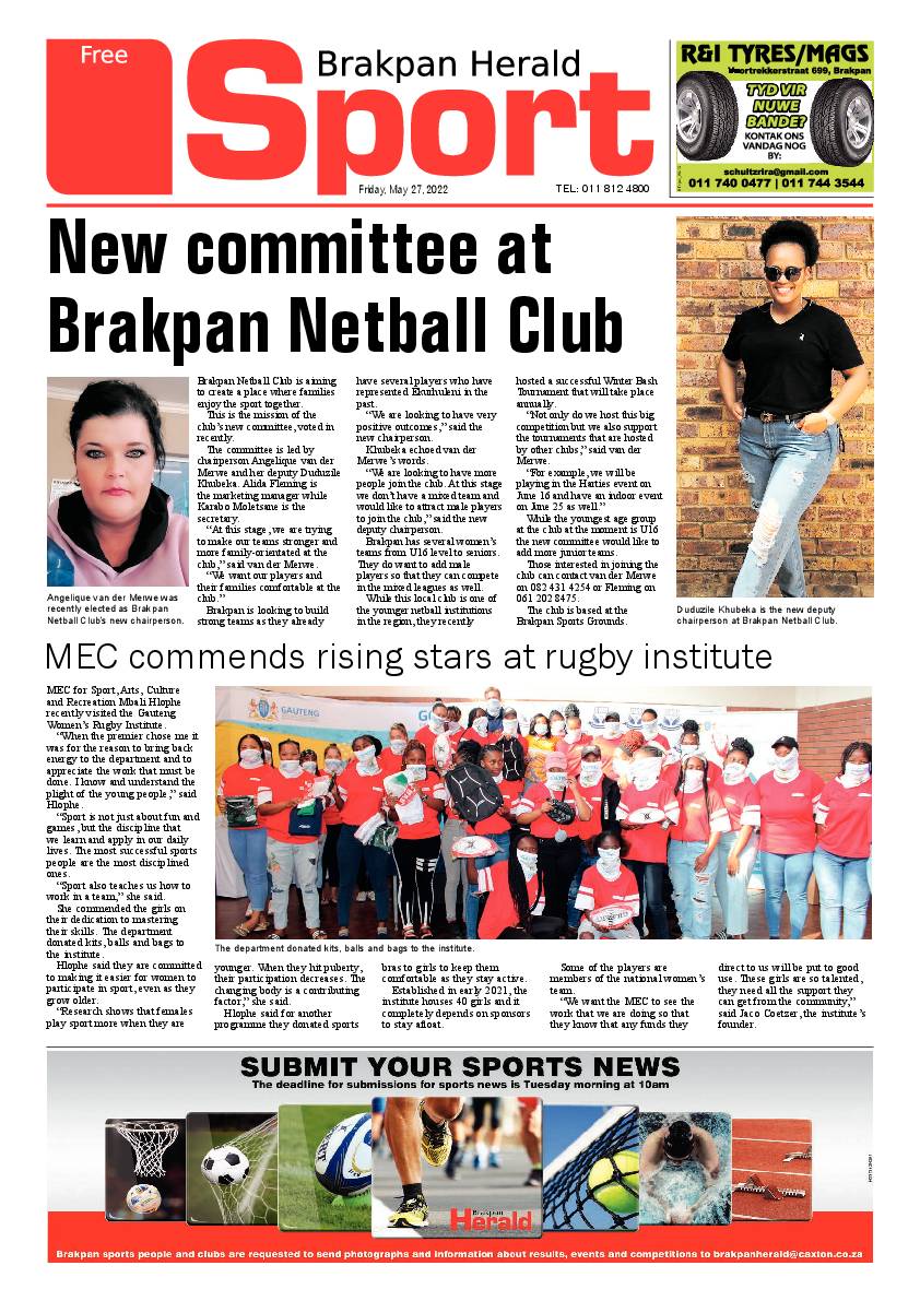 Brakpan Herald 27 May 2022 page 12