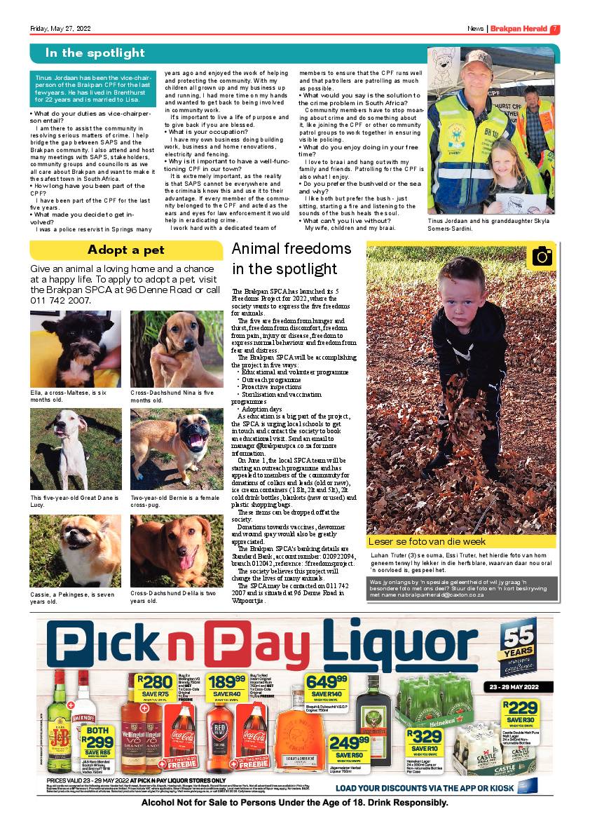Brakpan Herald 27 May 2022 page 7