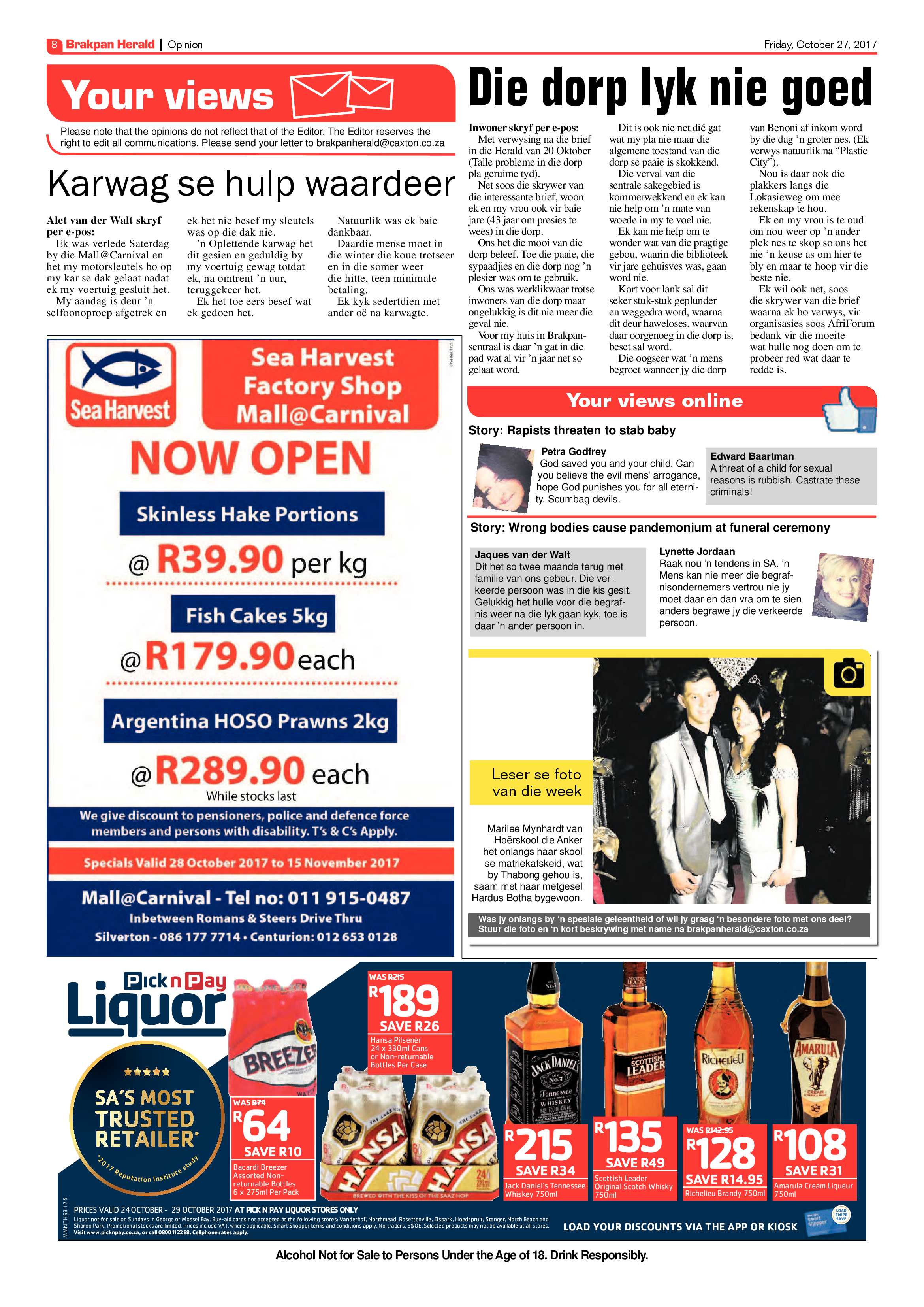Brakpan Herald 27 October 2017 page 10