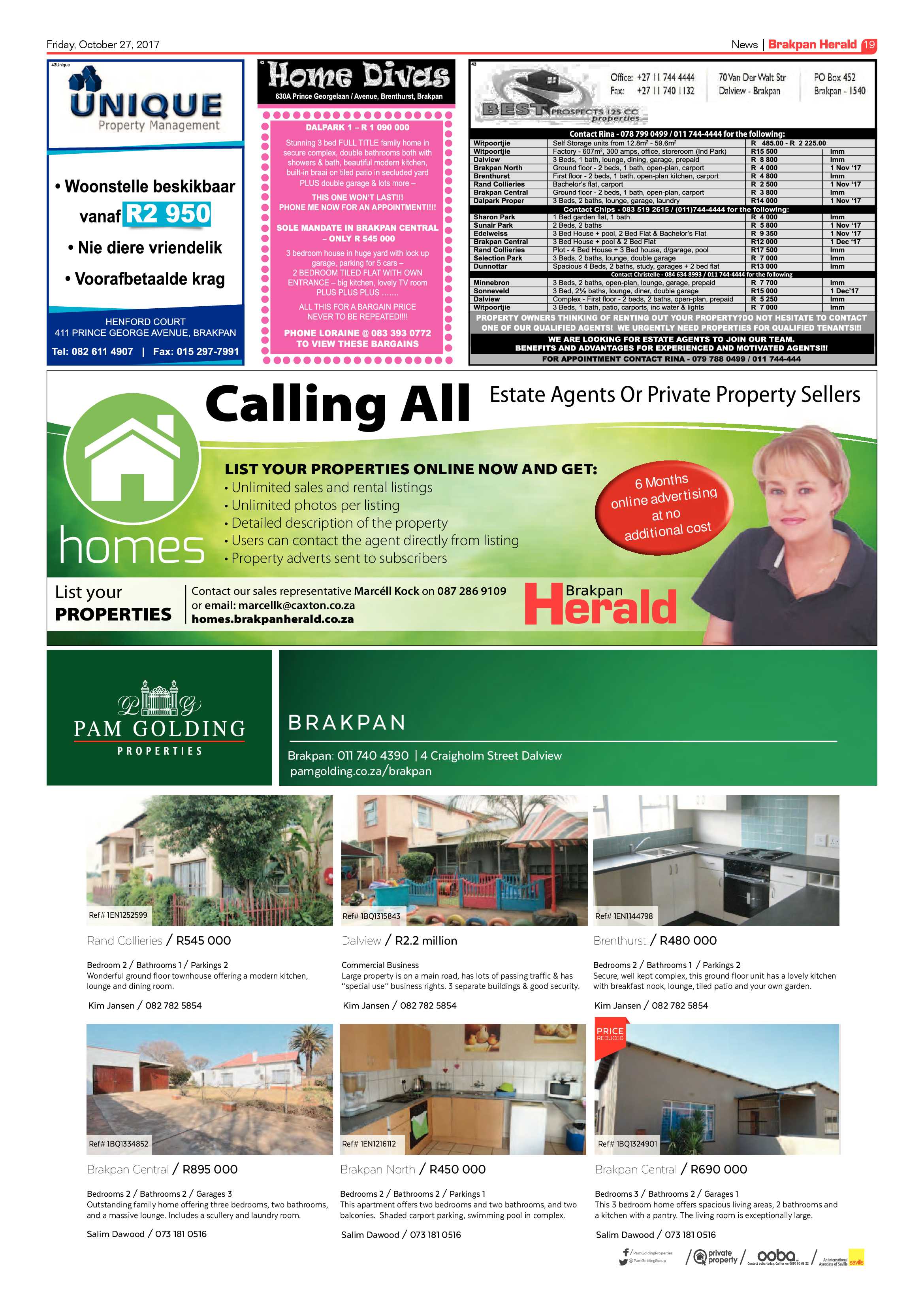 Brakpan Herald 27 October 2017 page 21