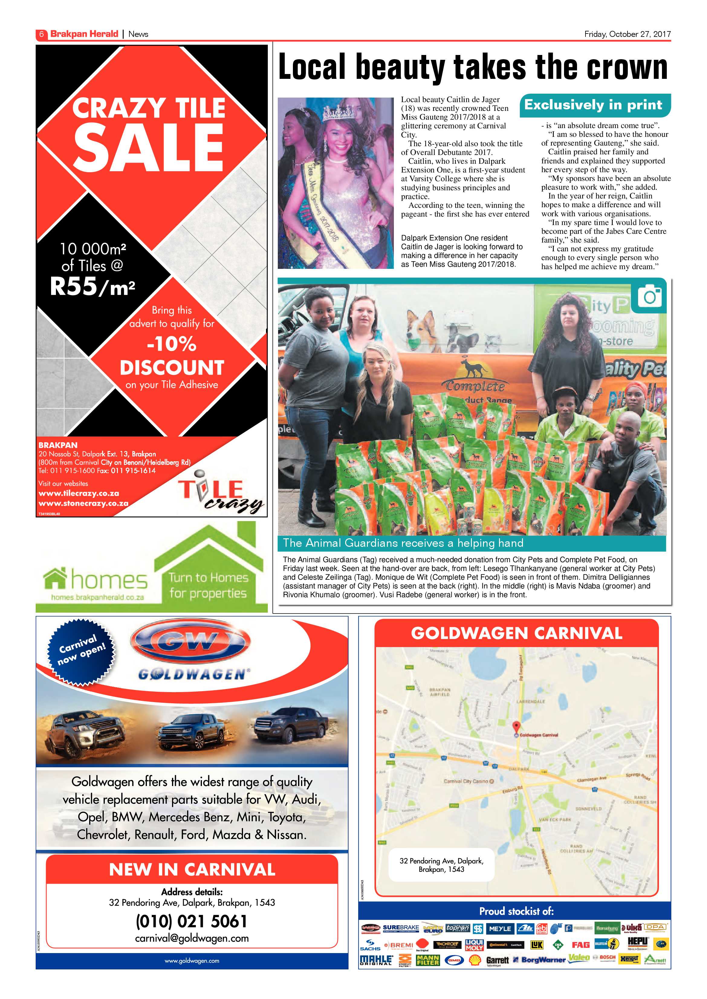 Brakpan Herald 27 October 2017 page 8