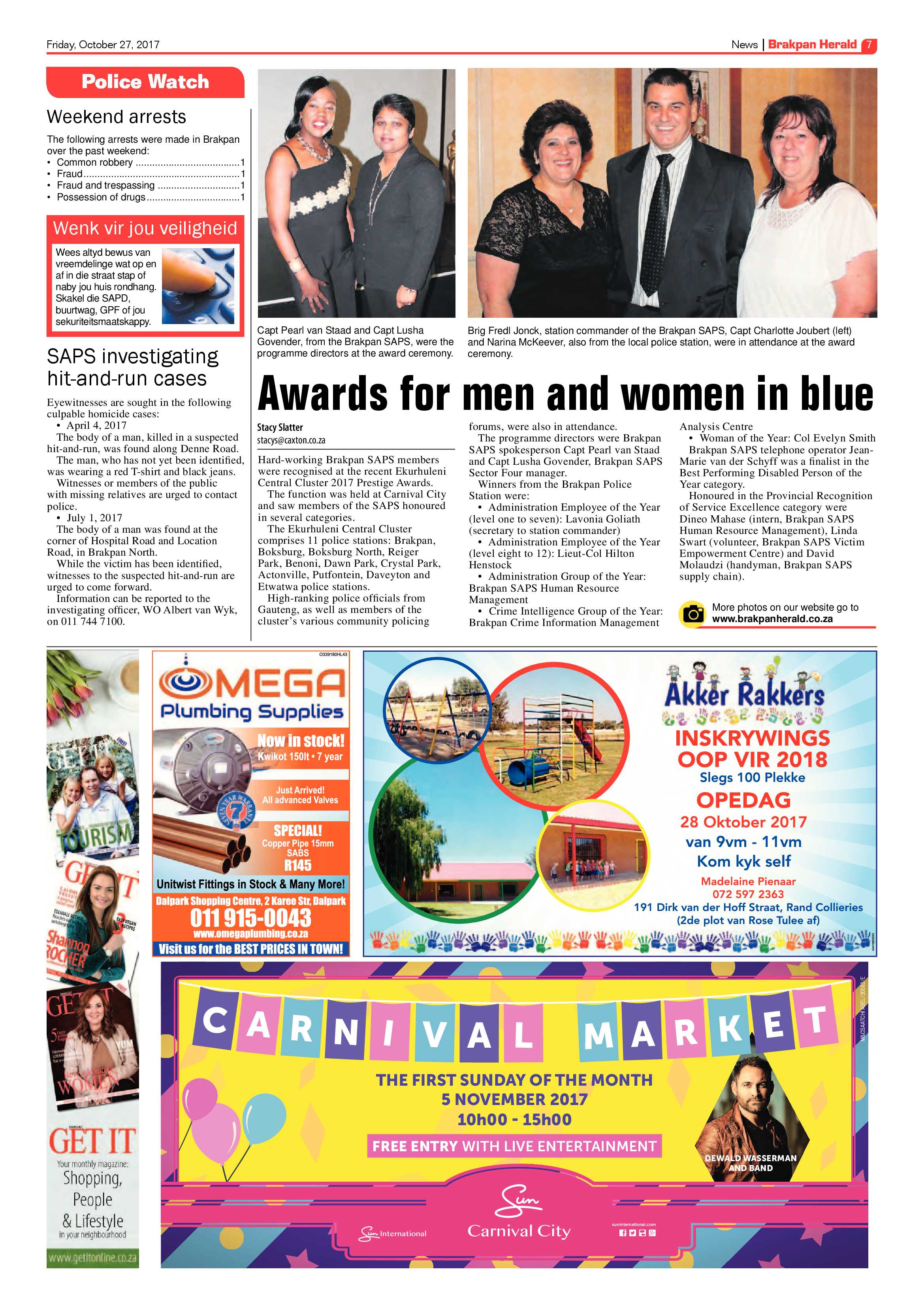 Brakpan Herald 27 October 2017 page 9