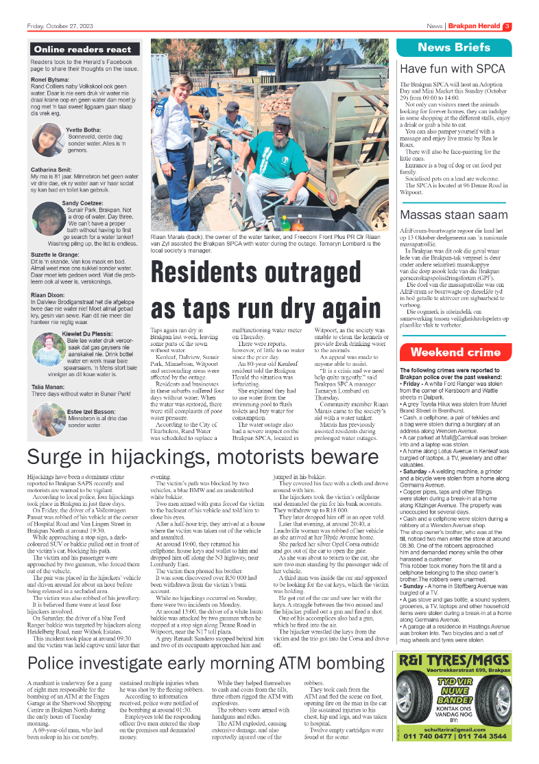 Brakpan Herald 27 October 2023 page 3