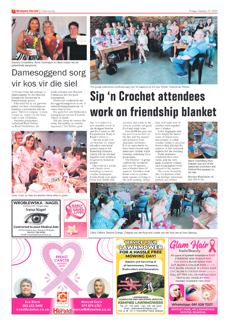 Brakpan Herald 27 October 2023 page 8
