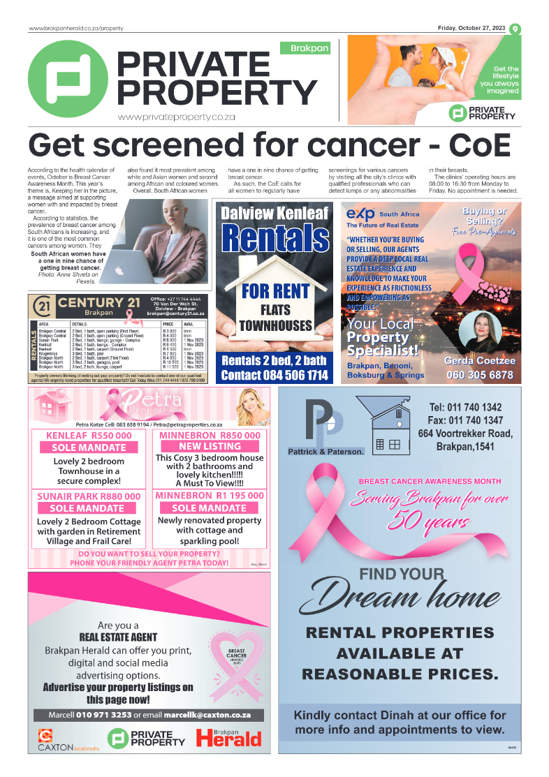Brakpan Herald 27 October 2023 page 9