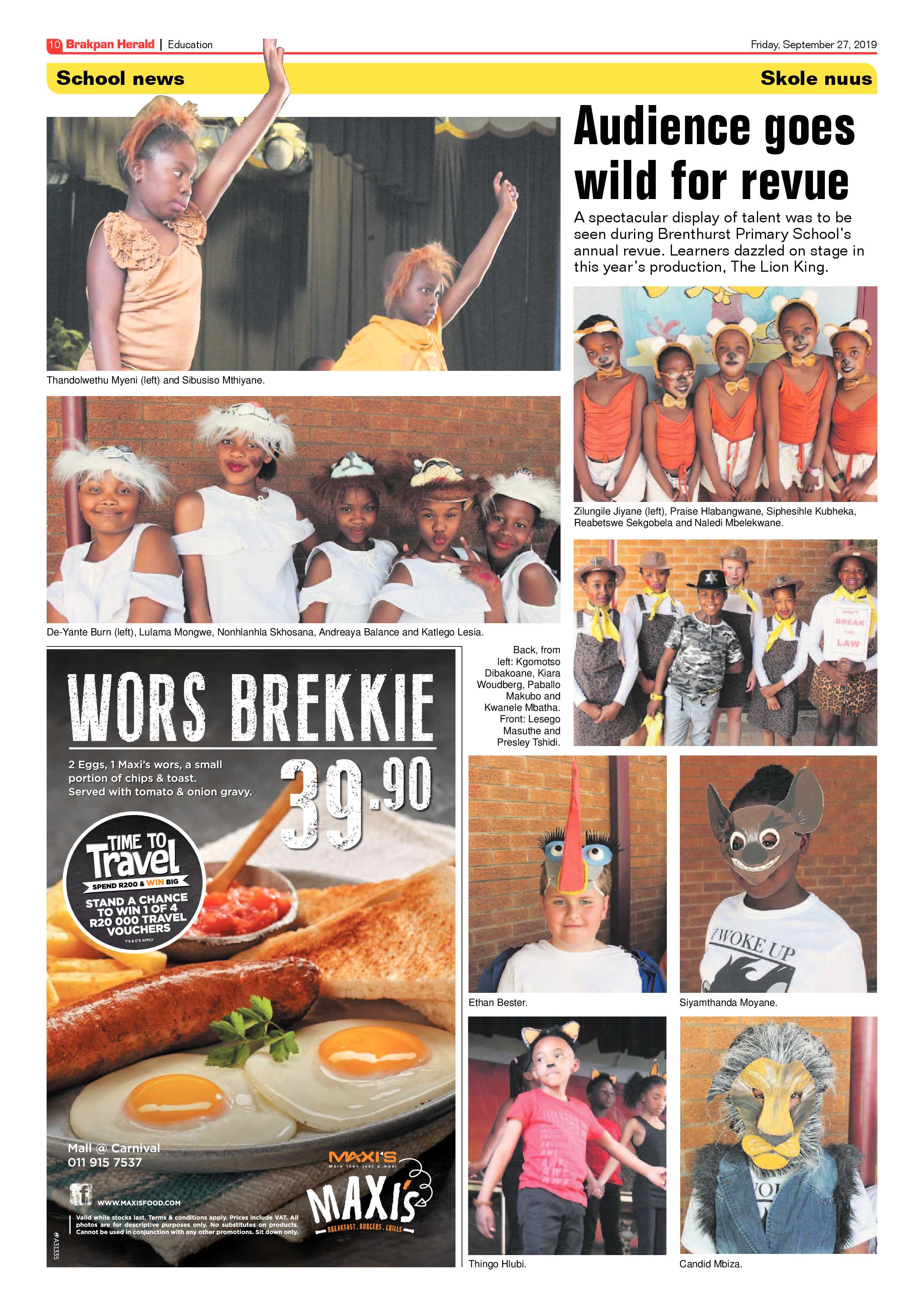 Brakpan Herald 27 September 2019 page 10