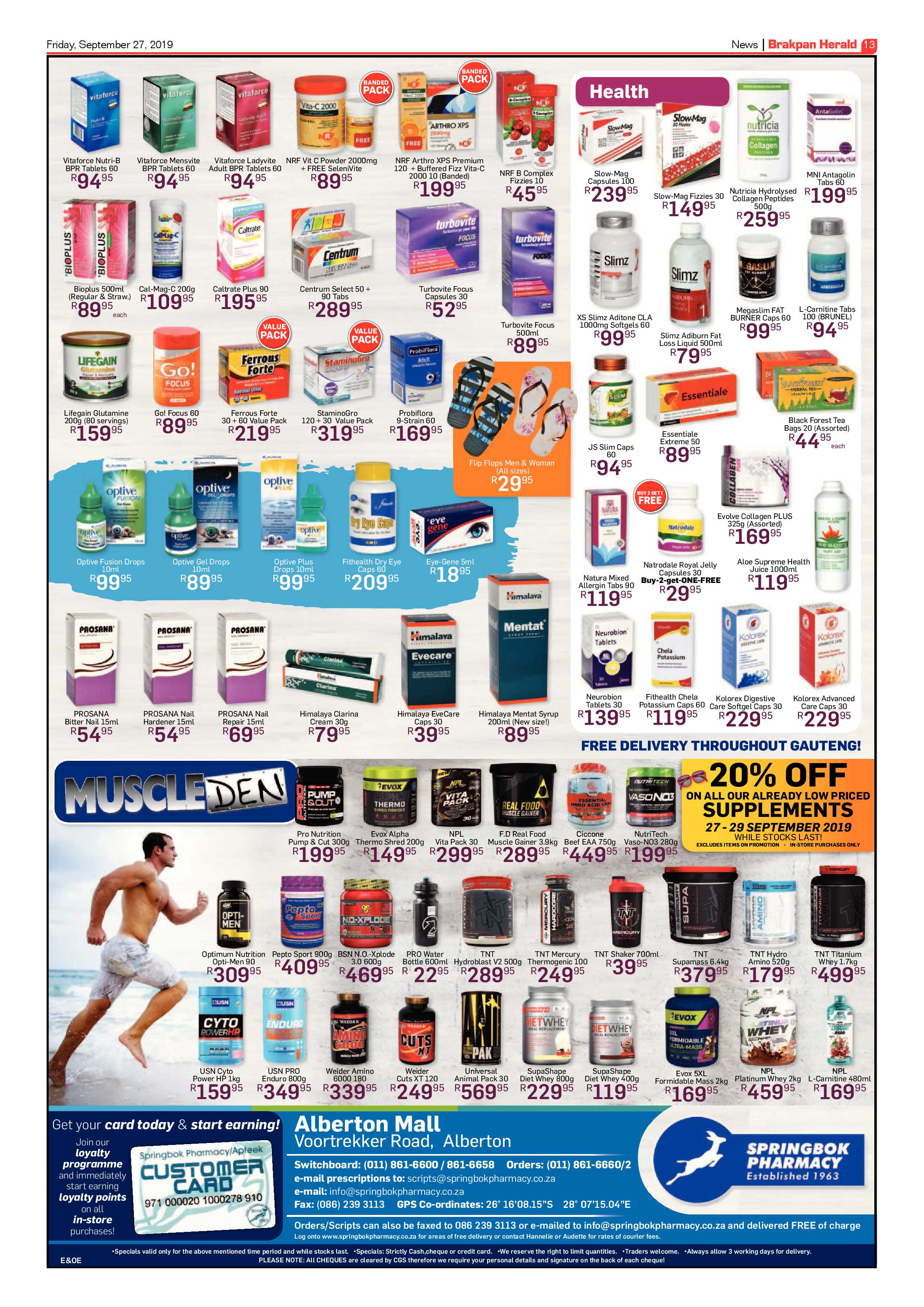 Brakpan Herald 27 September 2019 page 13