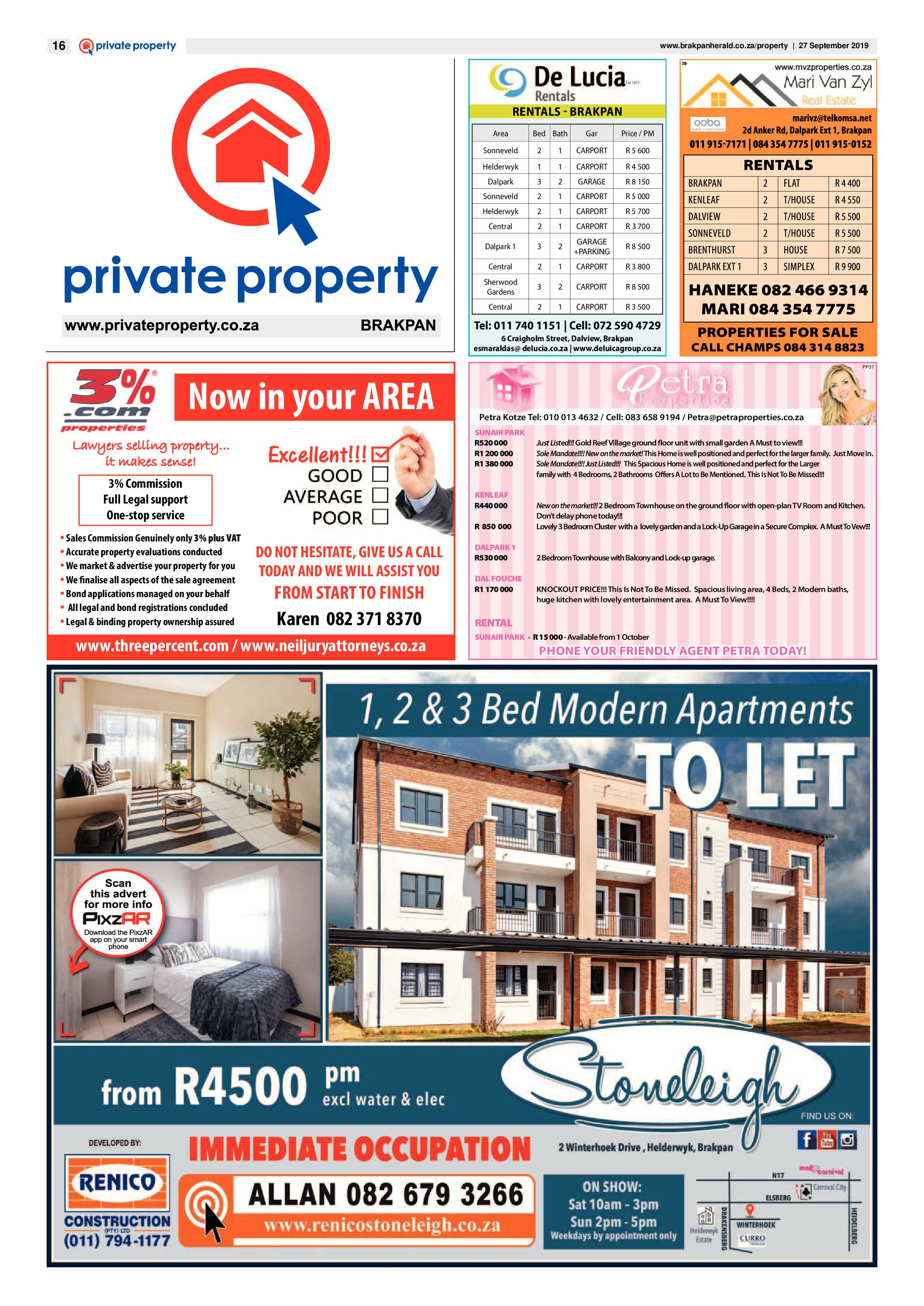 Brakpan Herald 27 September 2019 page 16