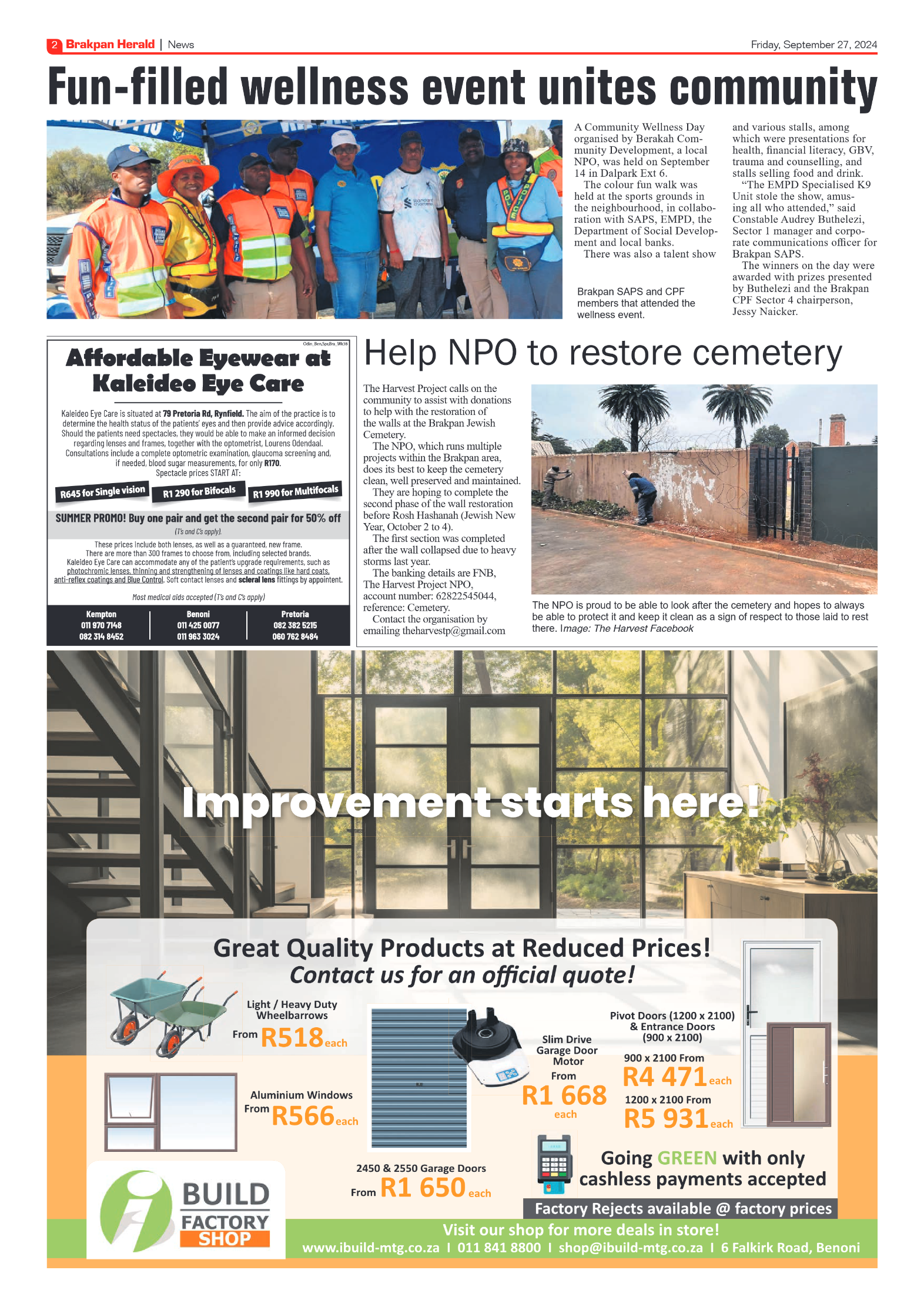 Brakpan Herald 27 September 2024 page 2
