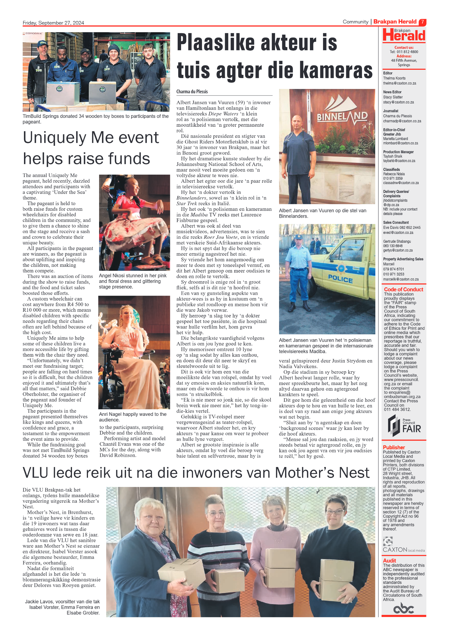 Brakpan Herald 27 September 2024 page 7