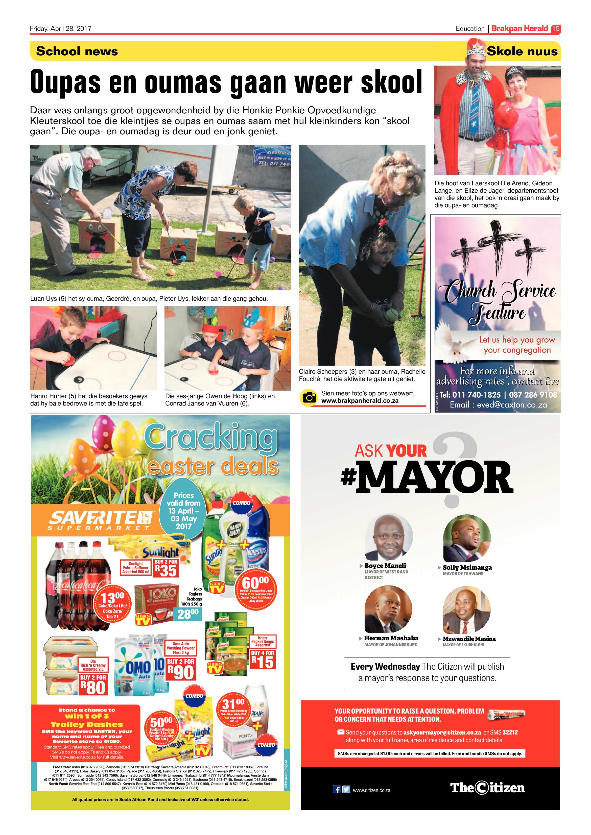 Brakpan Herald 28 April 2017 page 15
