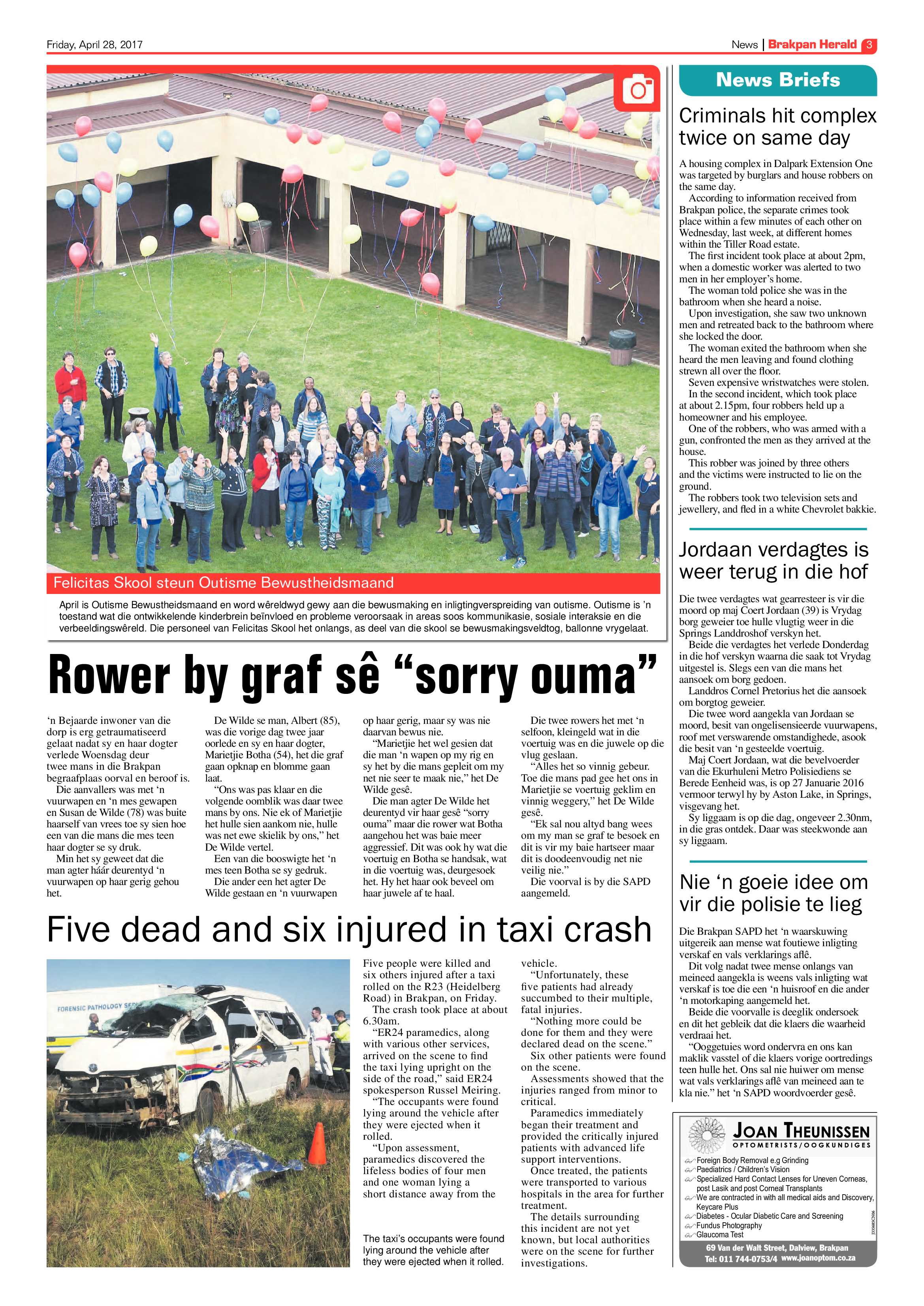 Brakpan Herald 28 April 2017 page 3