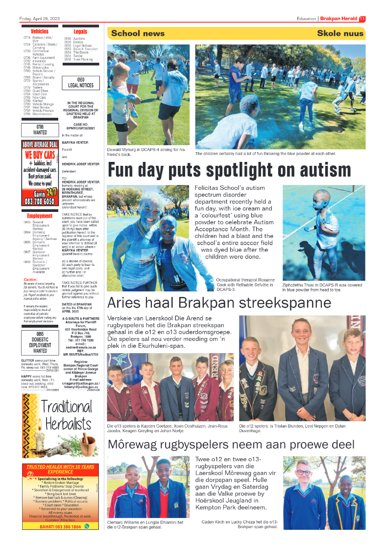Brakpan Herald 28 April 2022 page 11
