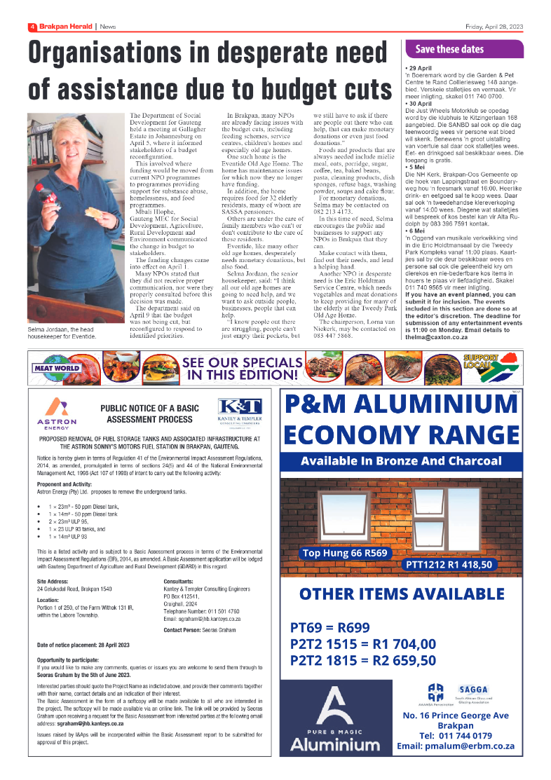 Brakpan Herald 28 April 2022 page 4