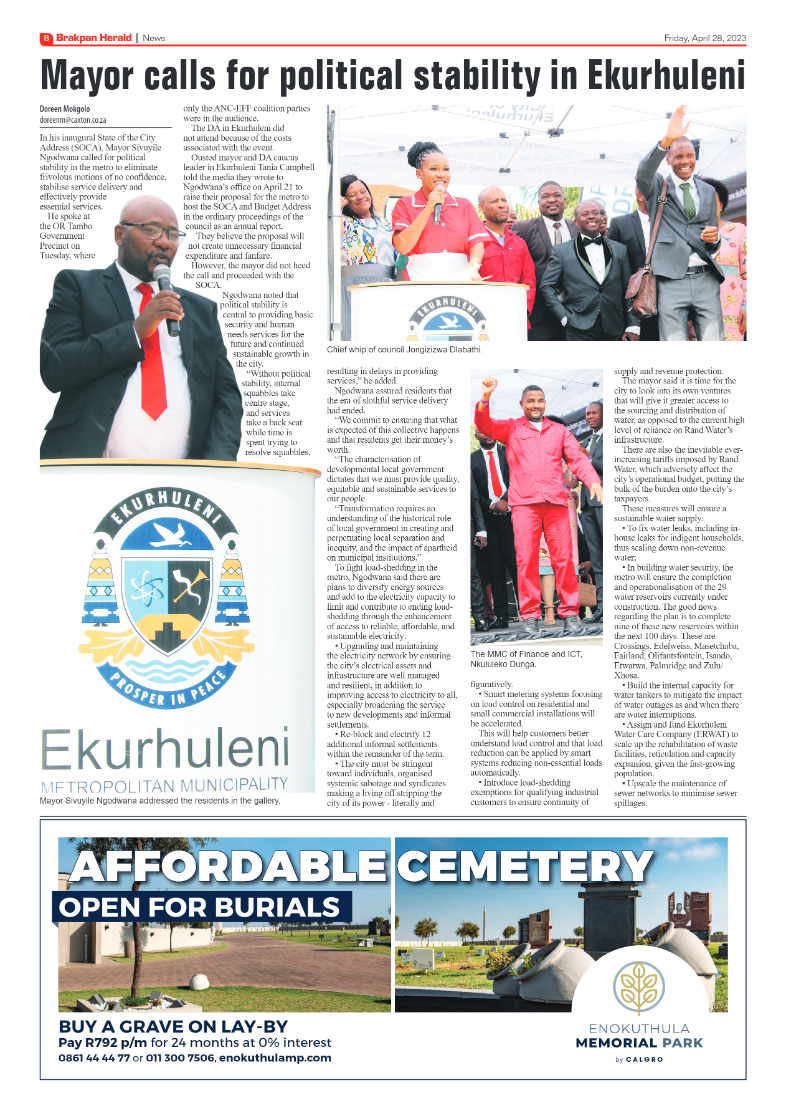 Brakpan Herald 28 April 2022 page 8