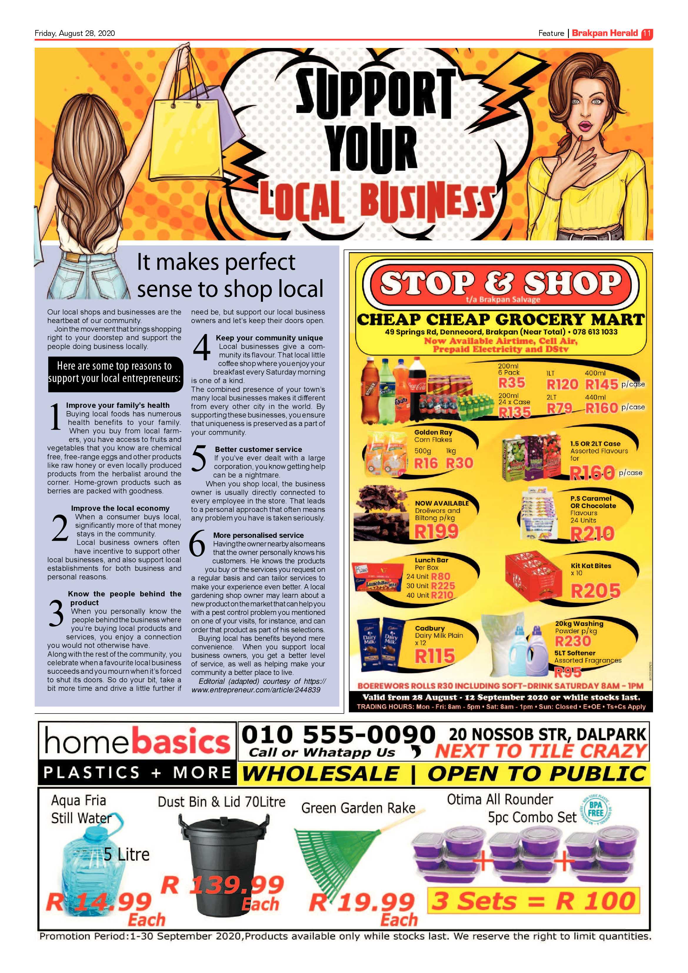 Brakpan Herald 28 August 2020 page 11