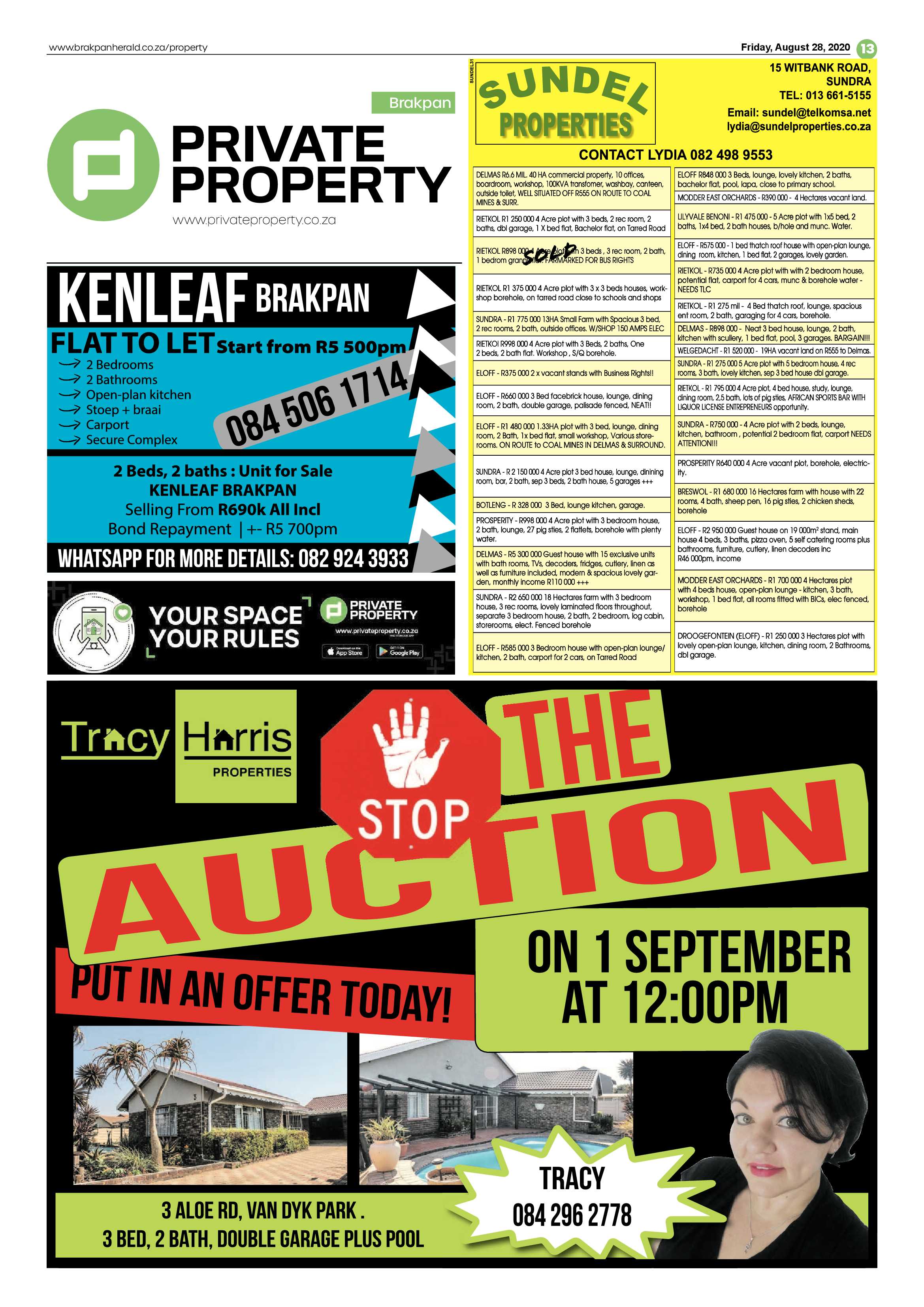 Brakpan Herald 28 August 2020 page 13