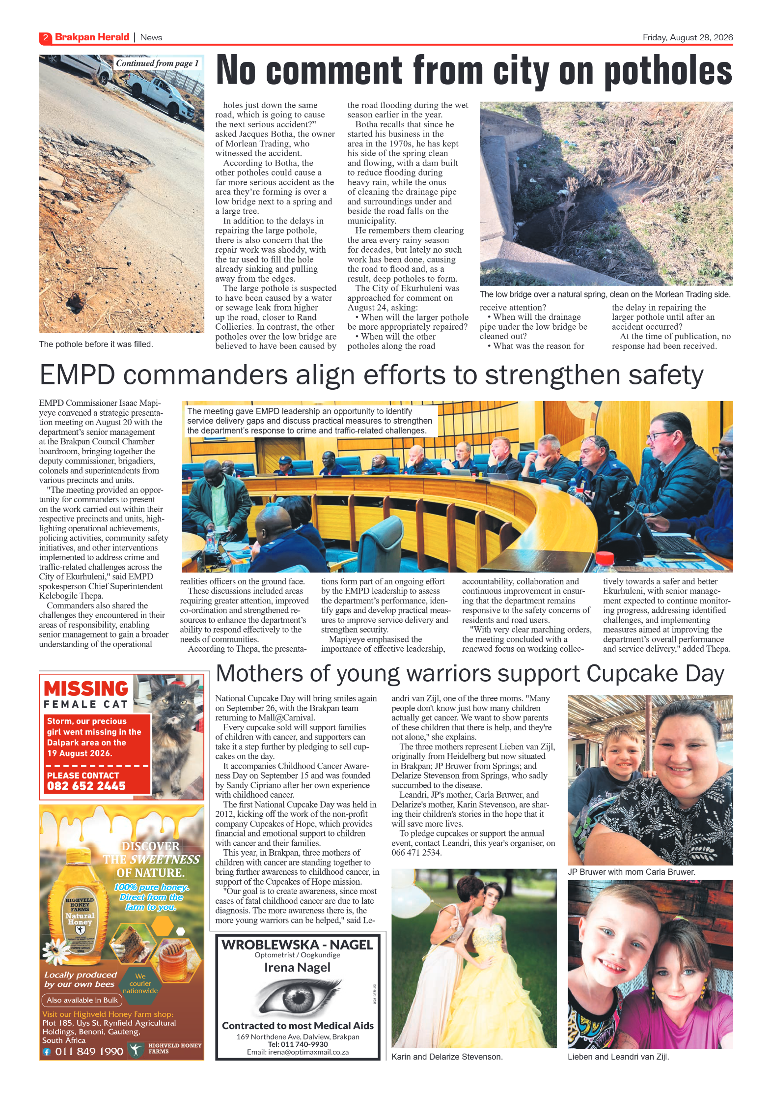 Brakpan Herald 28 August 2026 page 2