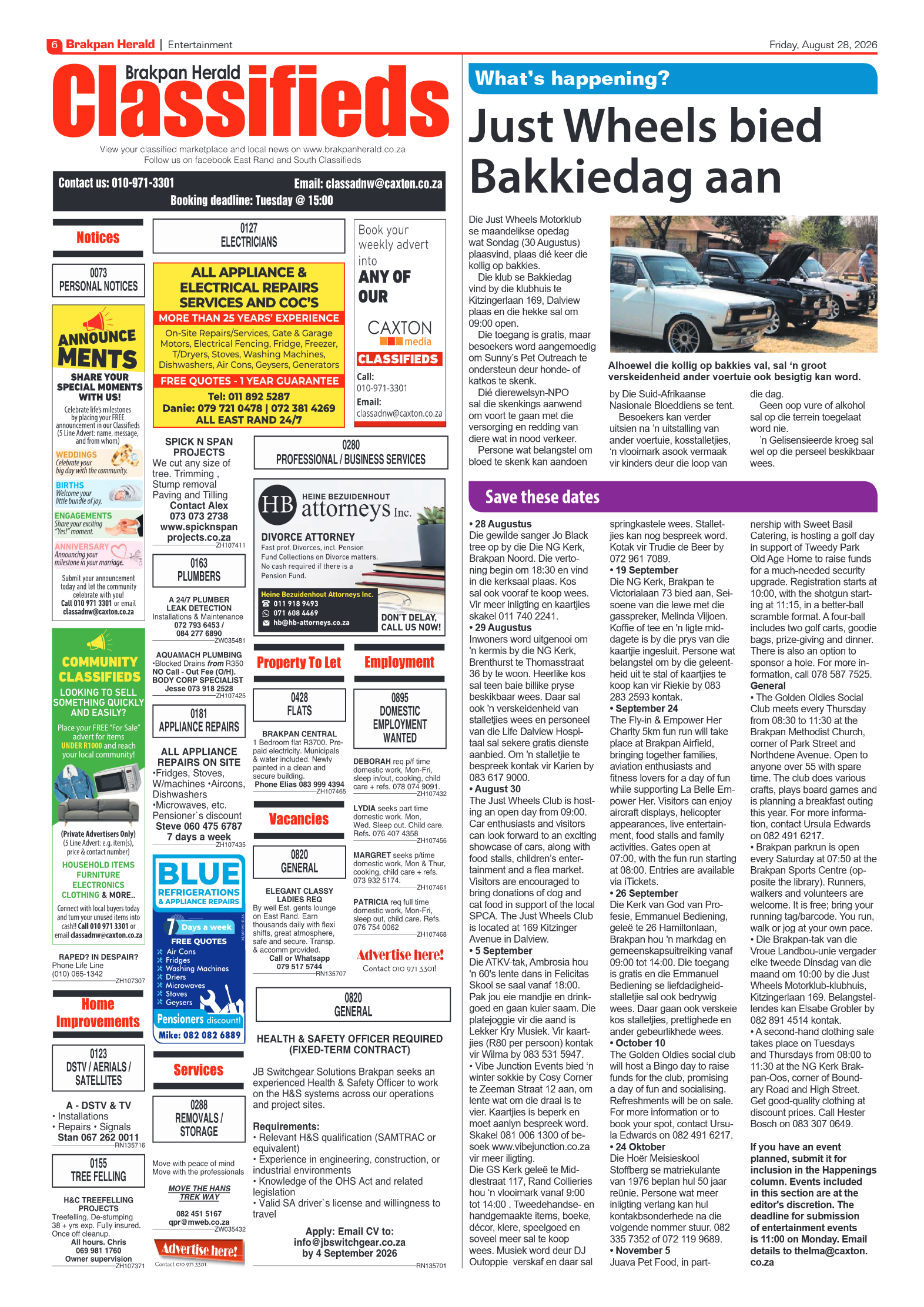 Brakpan Herald 28 August 2026 page 6