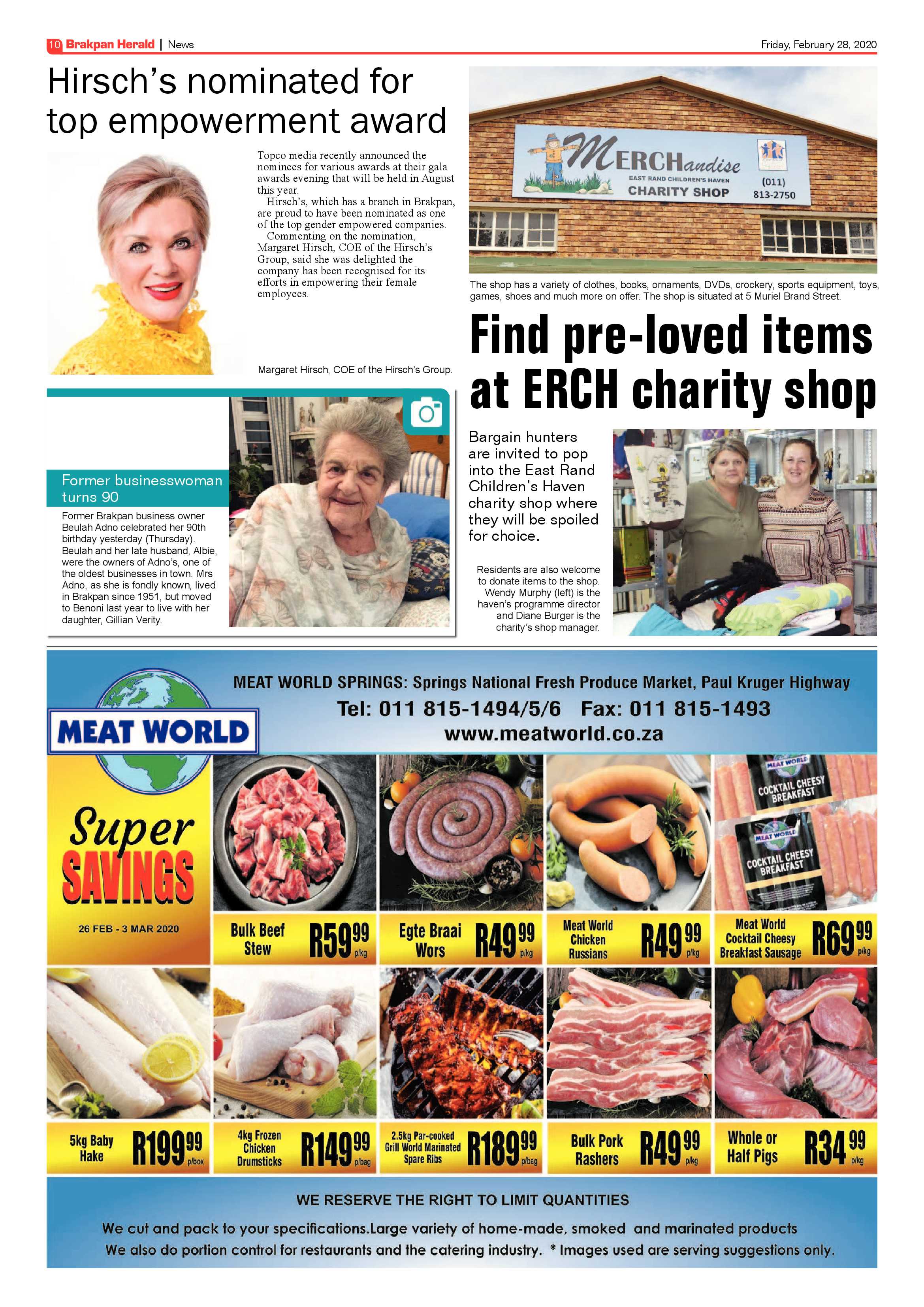 Brakpan Herald 28 February 2020 page 10