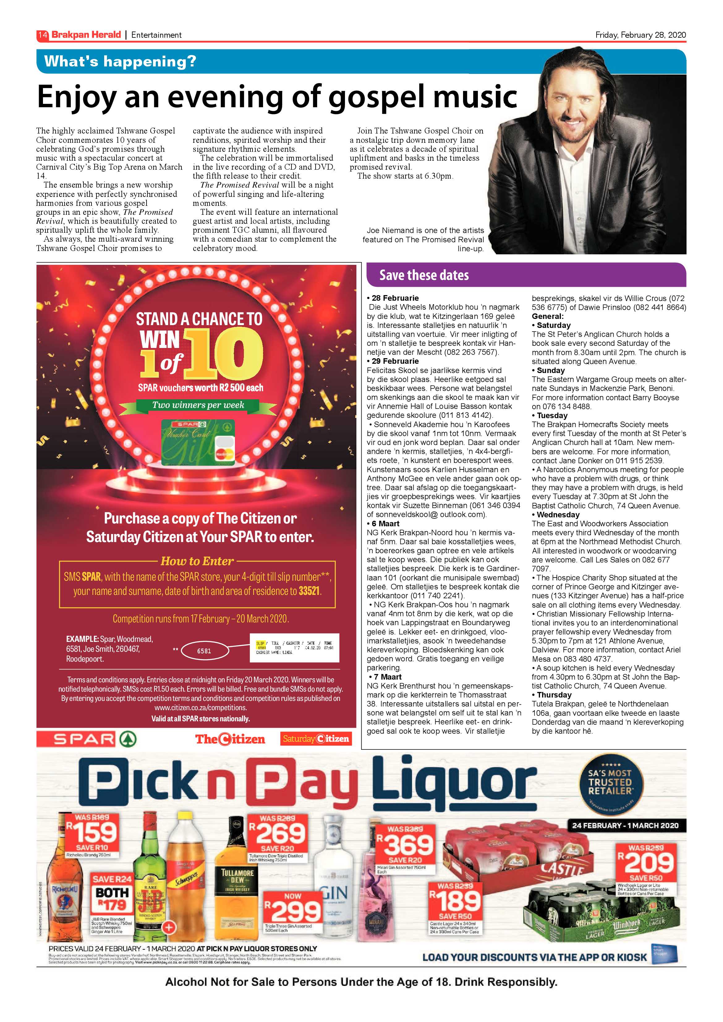 Brakpan Herald 28 February 2020 page 14