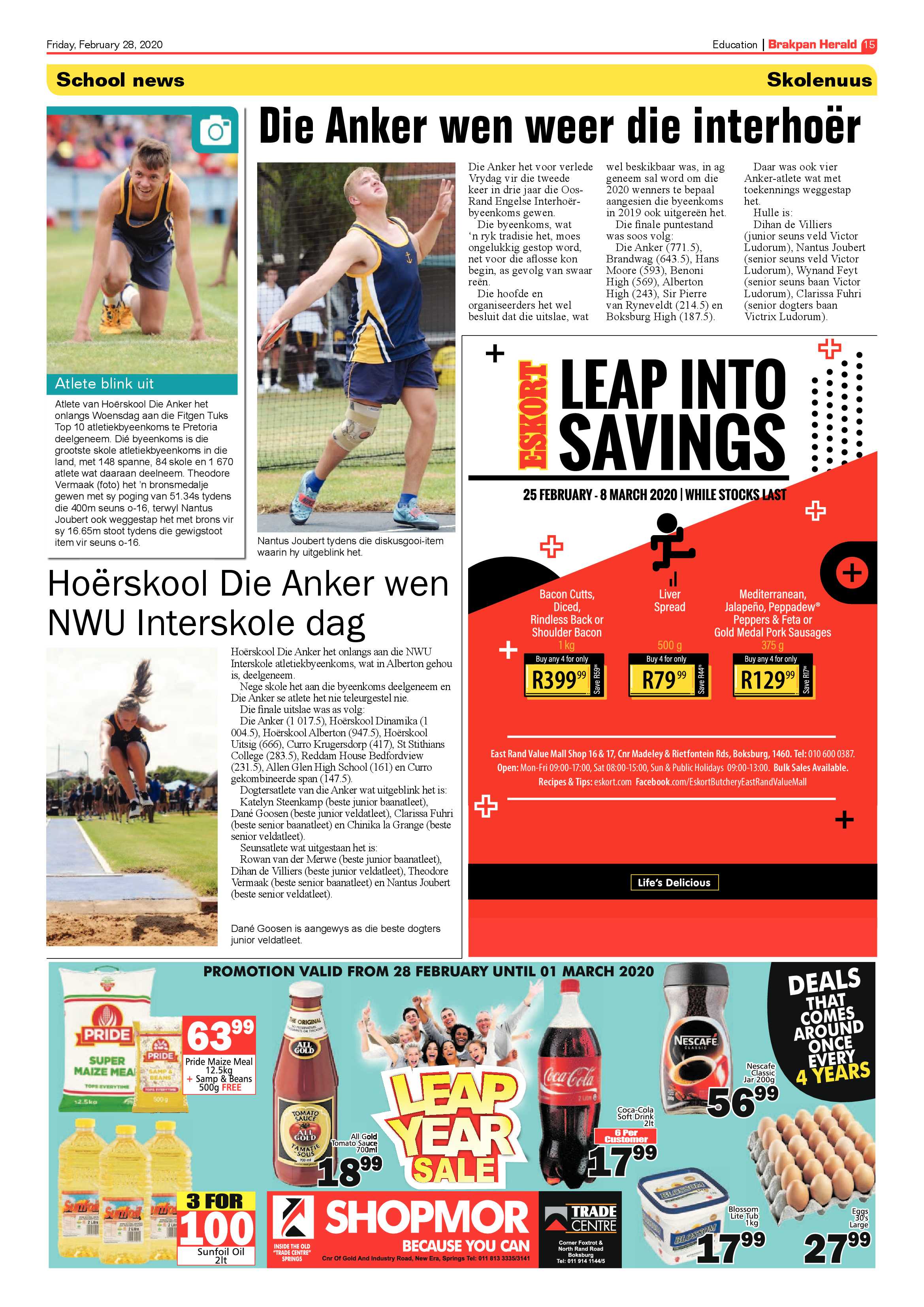 Brakpan Herald 28 February 2020 page 15