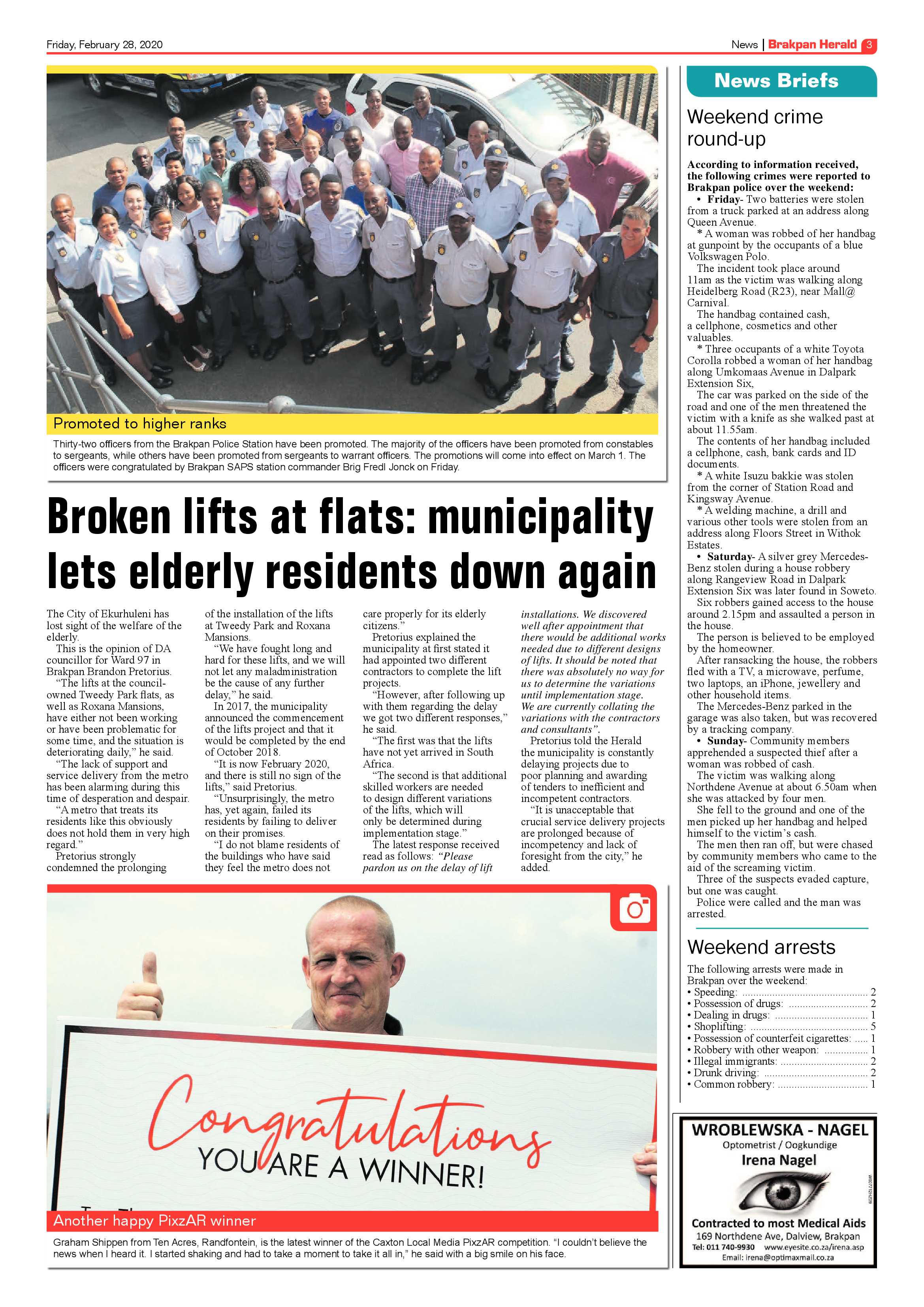 Brakpan Herald 28 February 2020 page 3