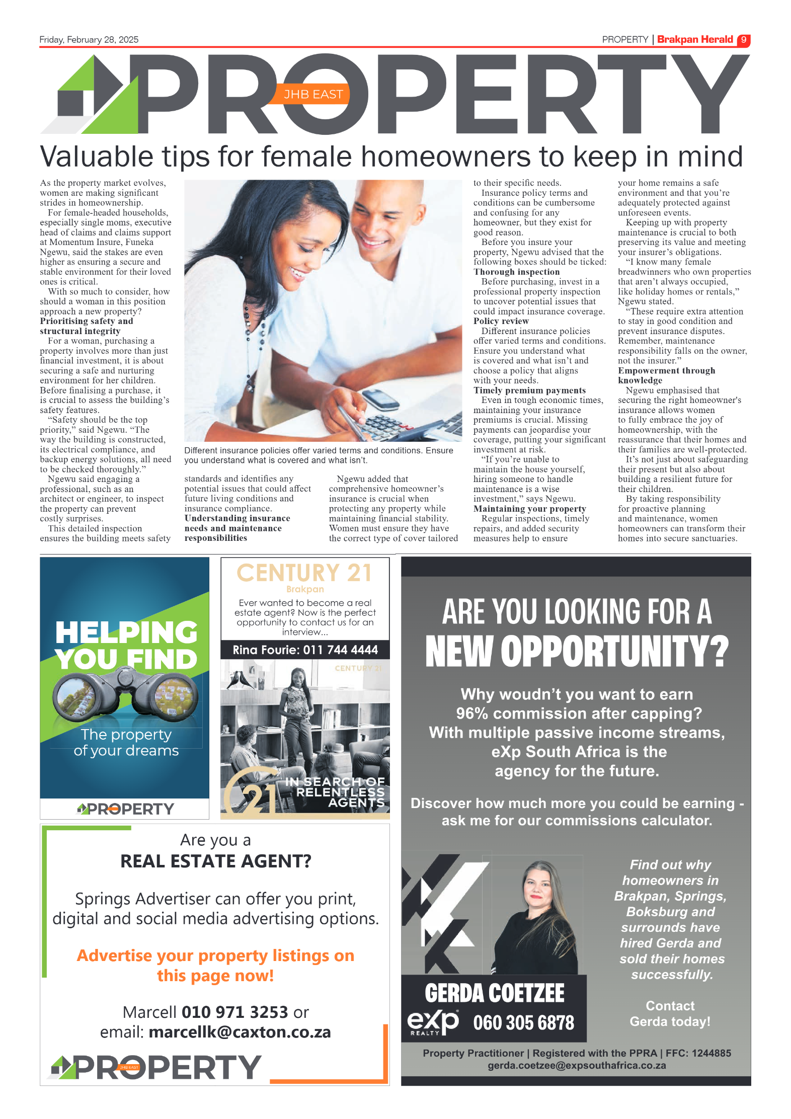 Brakpan Herald 28 February 2025 page 9