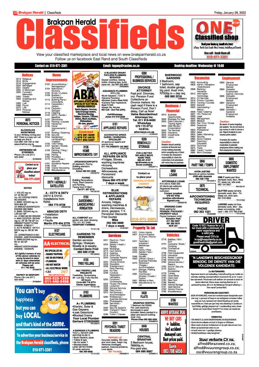 Brakpan Herald 28 January 2022 page 12