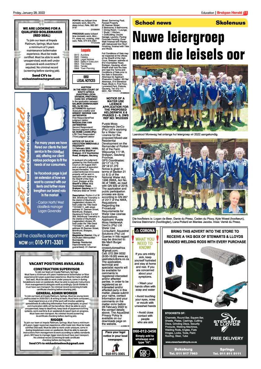 Brakpan Herald 28 January 2022 page 13