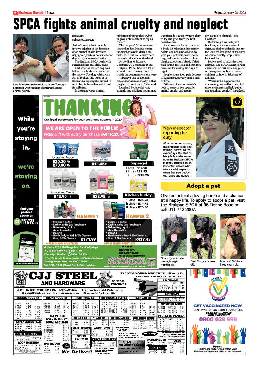 Brakpan Herald 28 January 2022 page 8