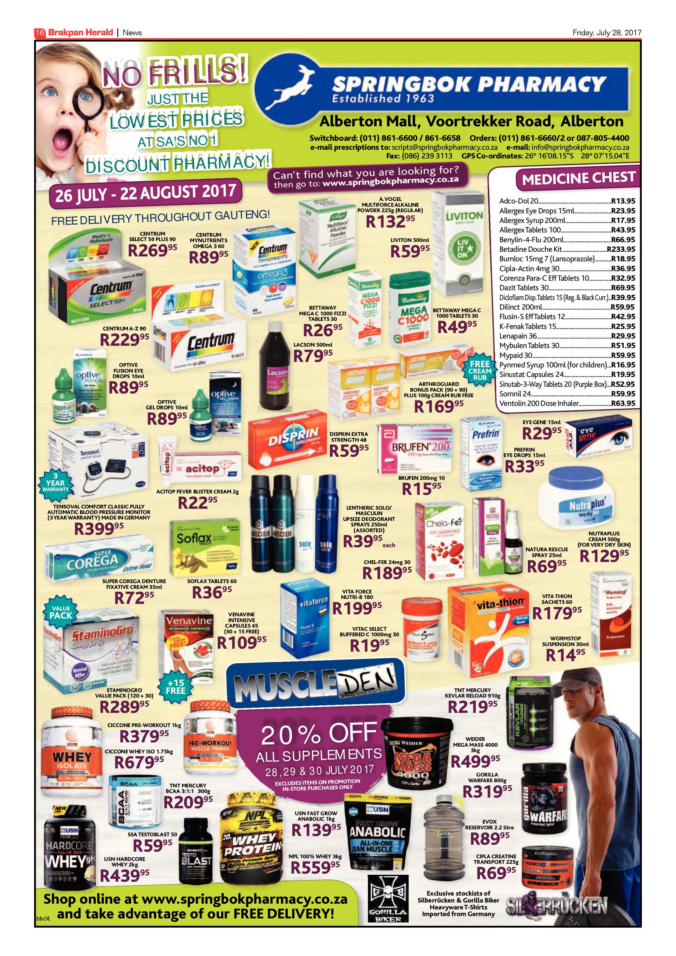 Brakpan Herald 28 July 2017 page 18