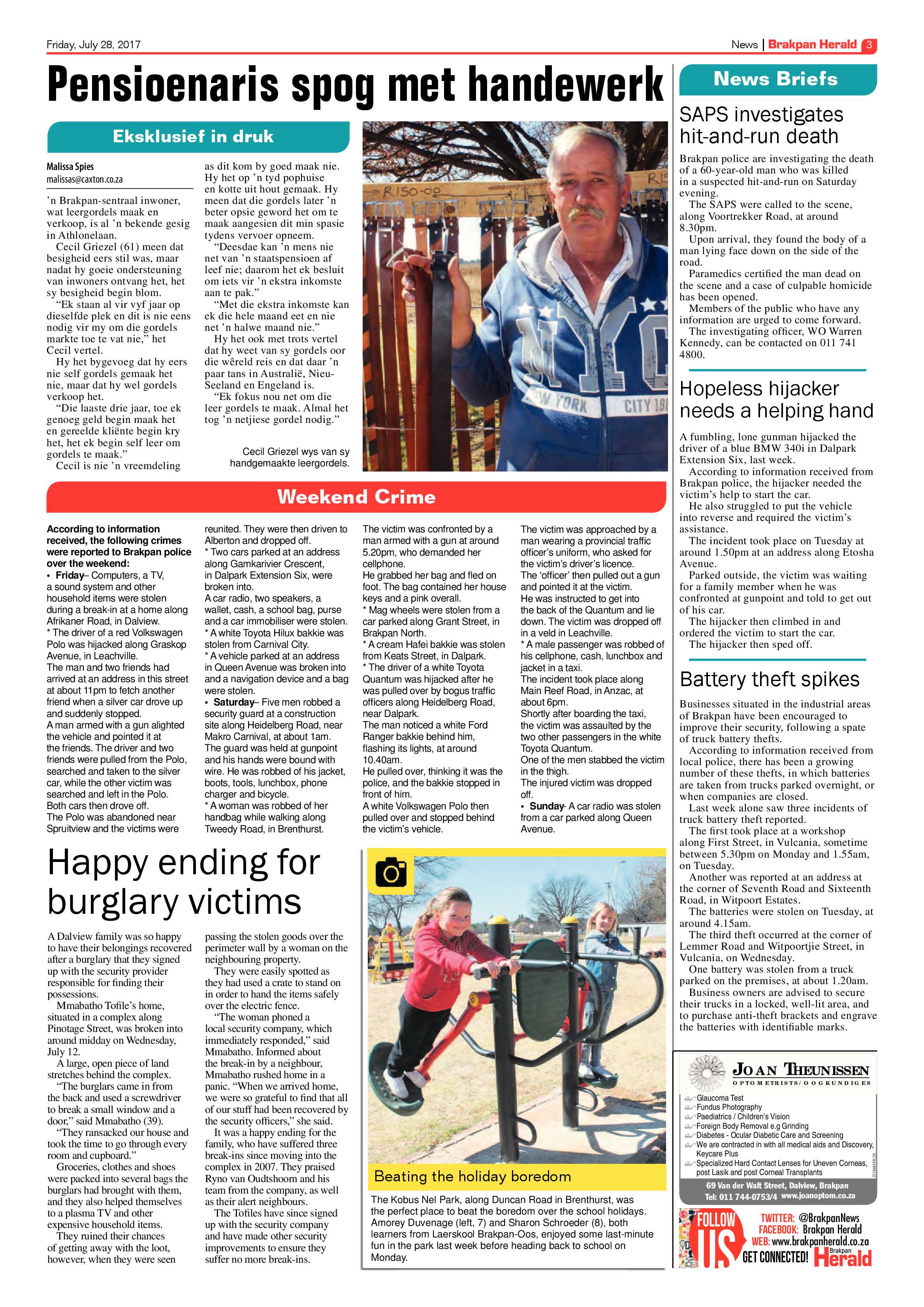 Brakpan Herald 28 July 2017 page 5