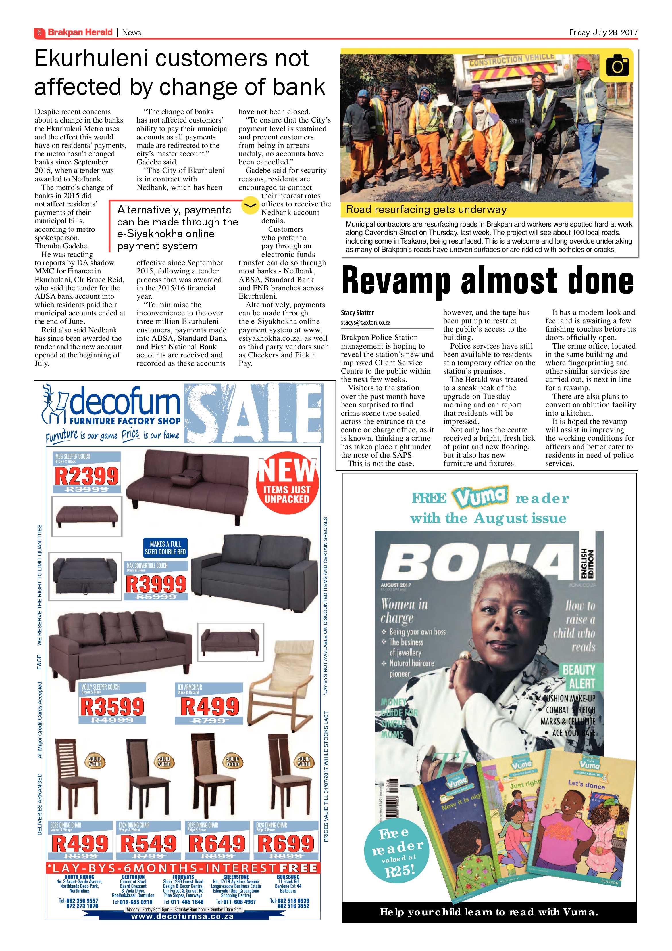 Brakpan Herald 28 July 2017 page 8
