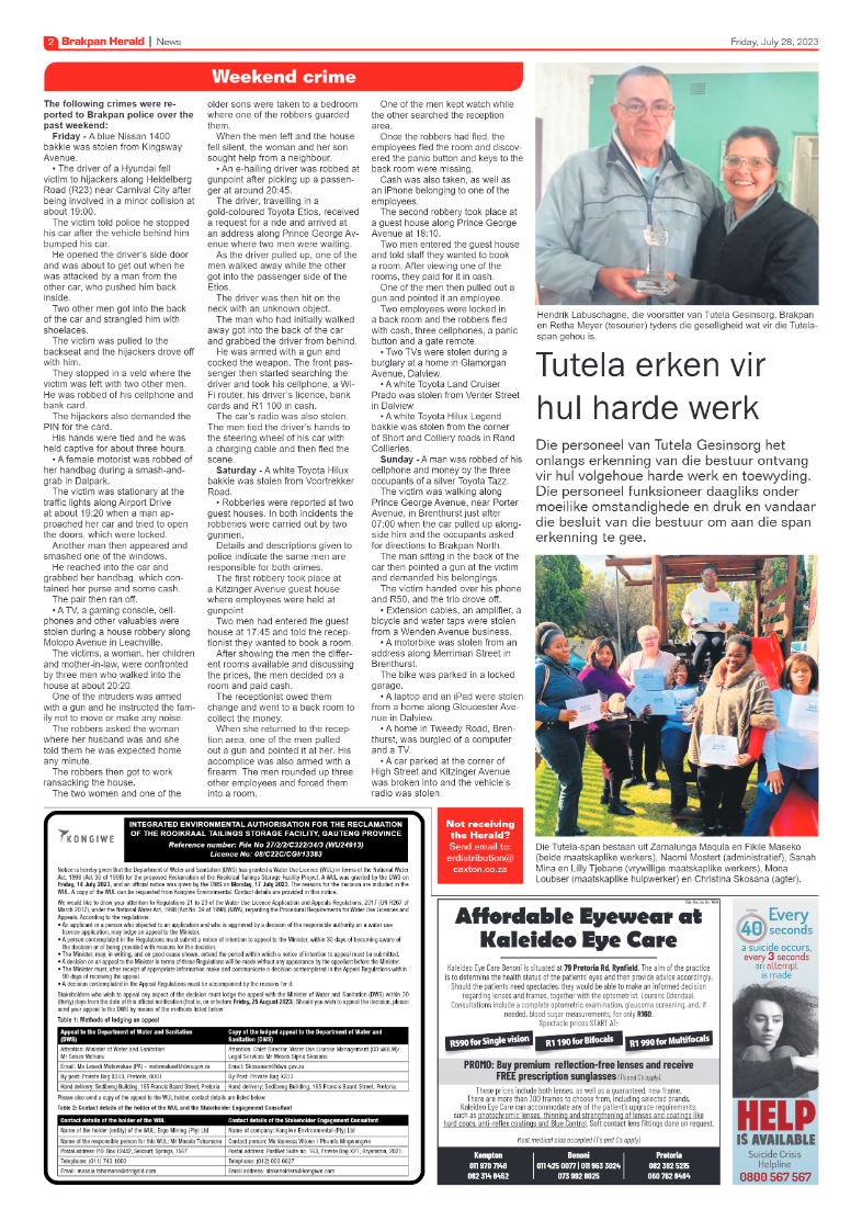 Brakpan Herald 28 July 2022 page 2