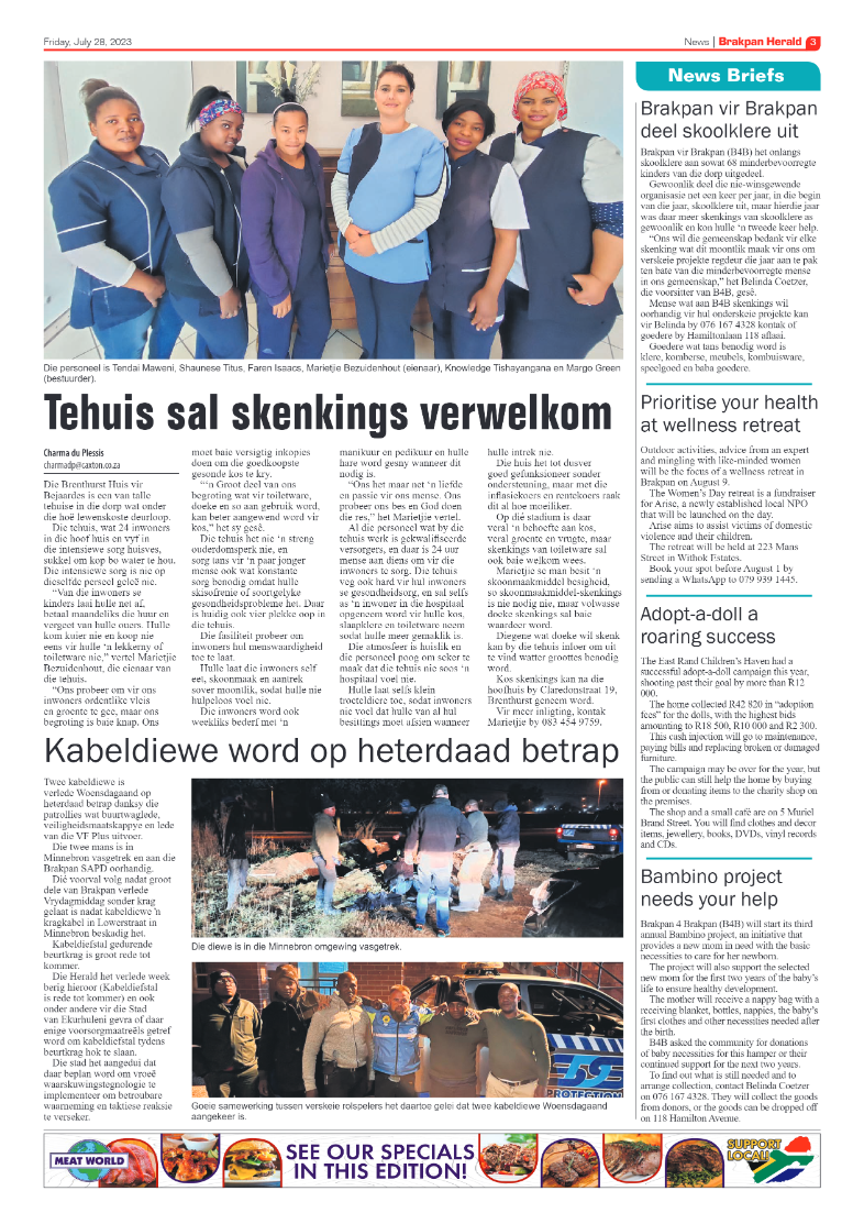 Brakpan Herald 28 July 2022 page 3