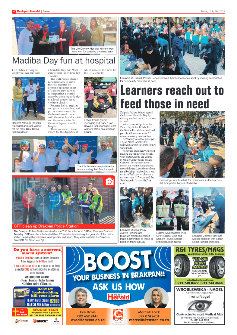 Brakpan Herald 28 July 2022 page 4