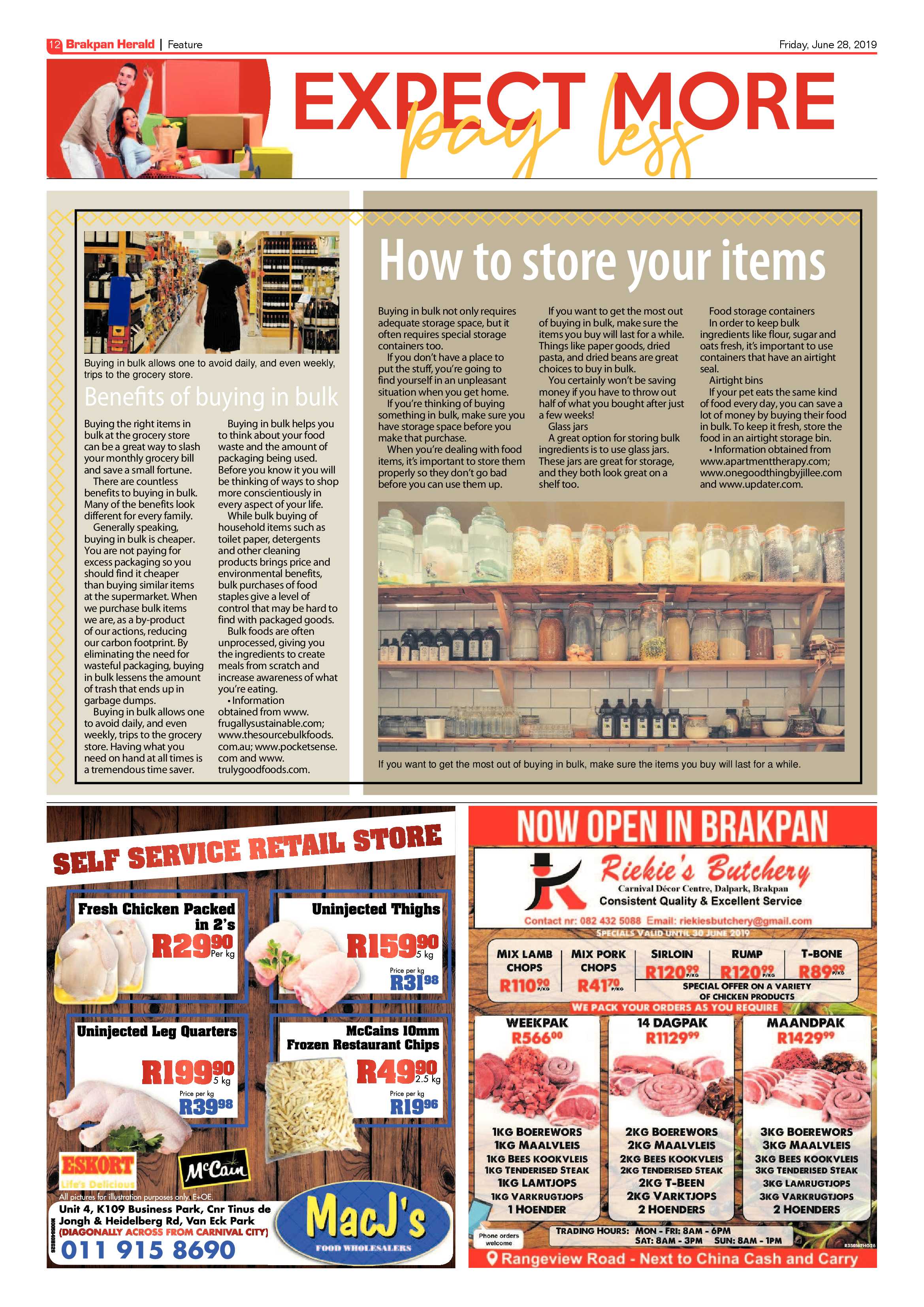 Brakpan Herald 28 June 2019 page 12