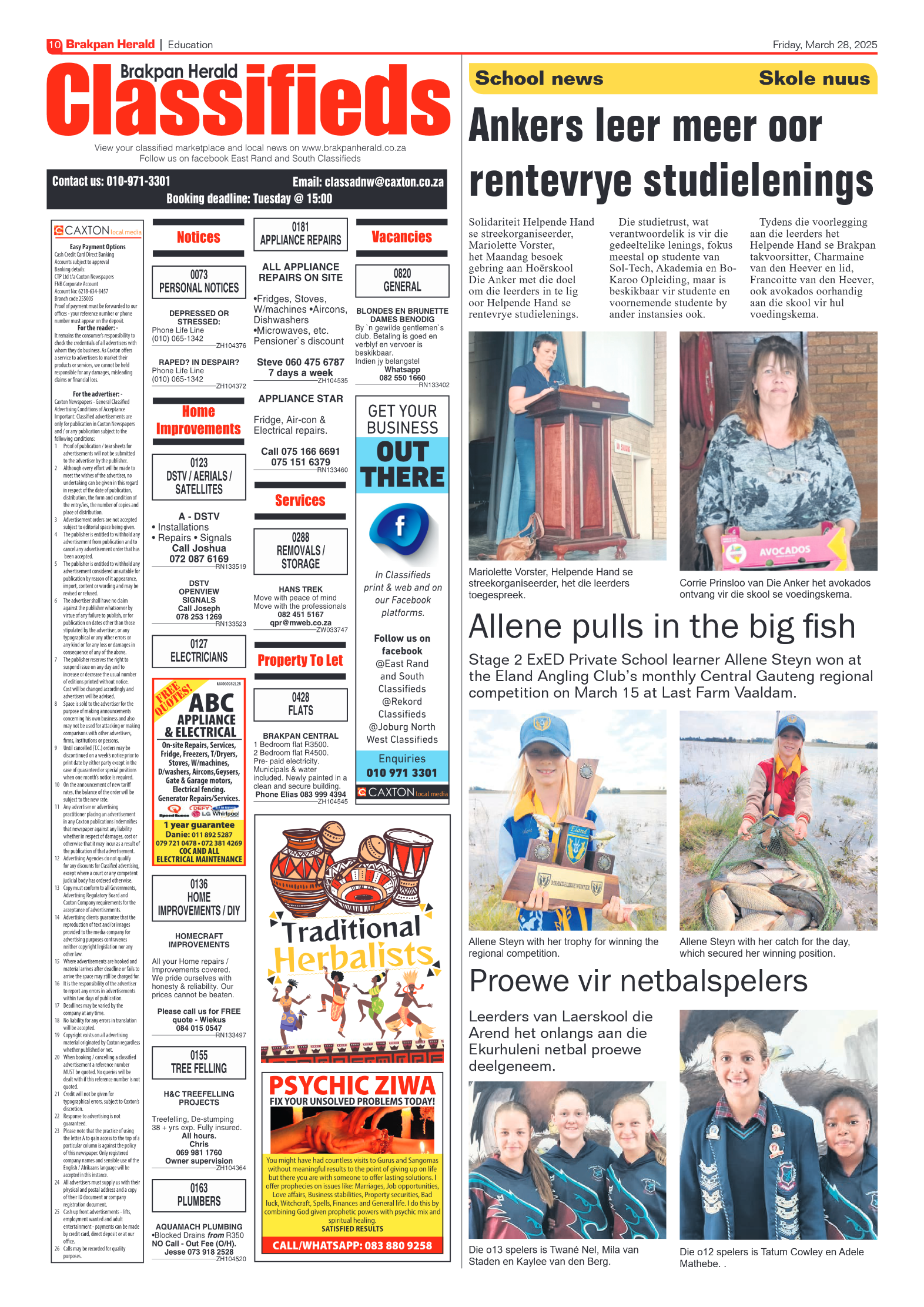 Brakpan Herald 28 March 2025 page 10