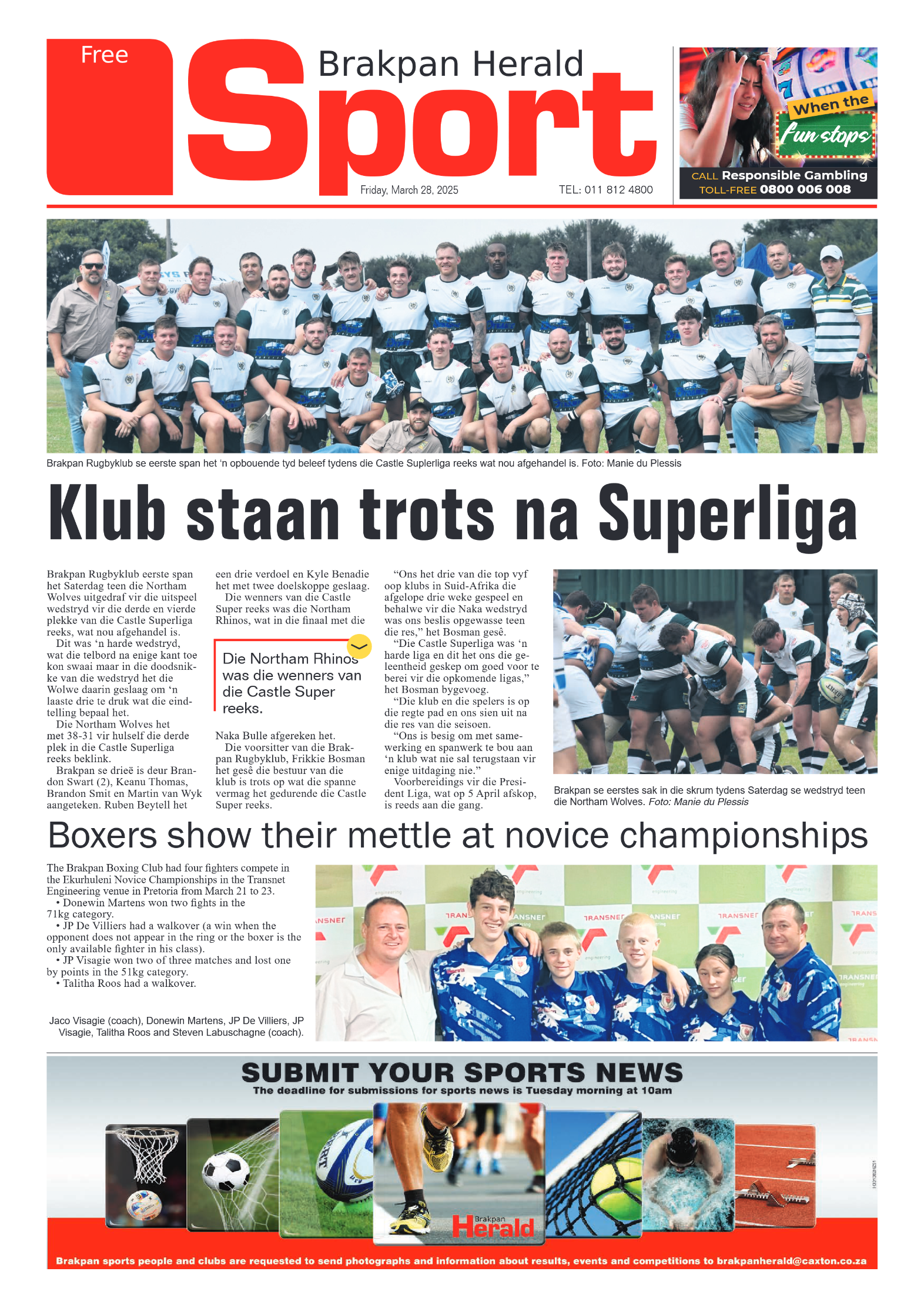 Brakpan Herald 28 March 2025 page 12