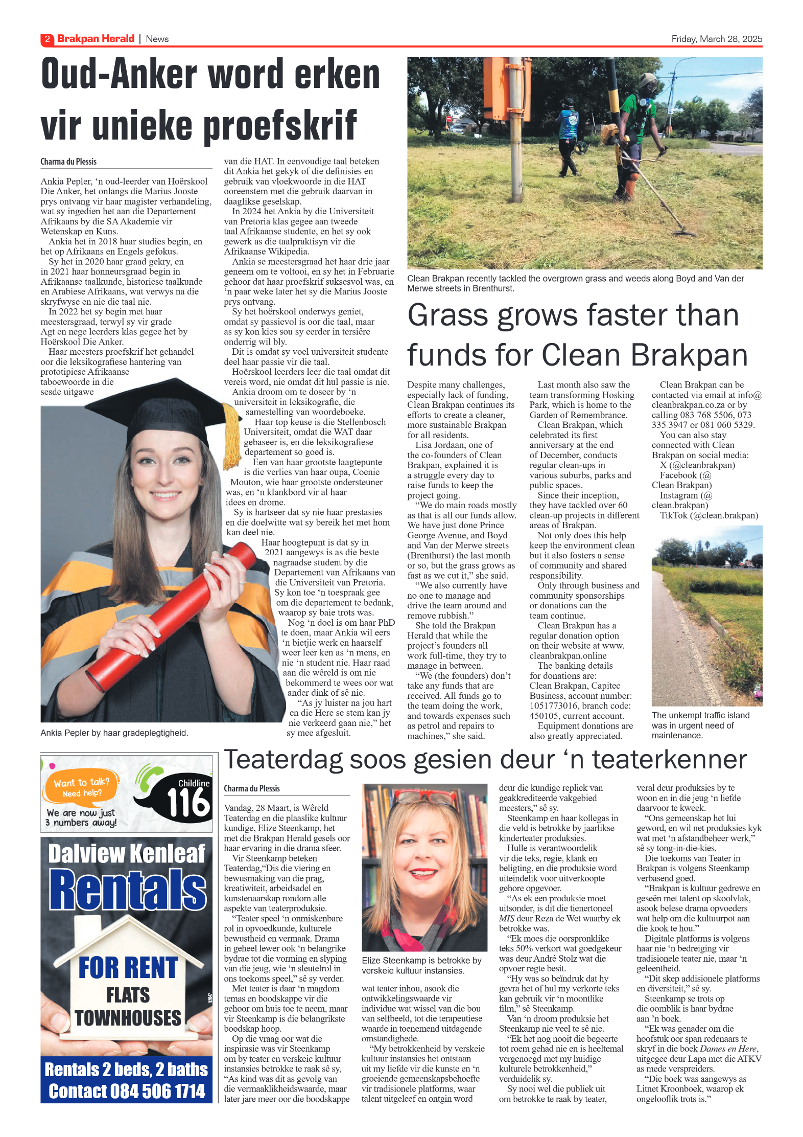 Brakpan Herald 28 March 2025 page 2