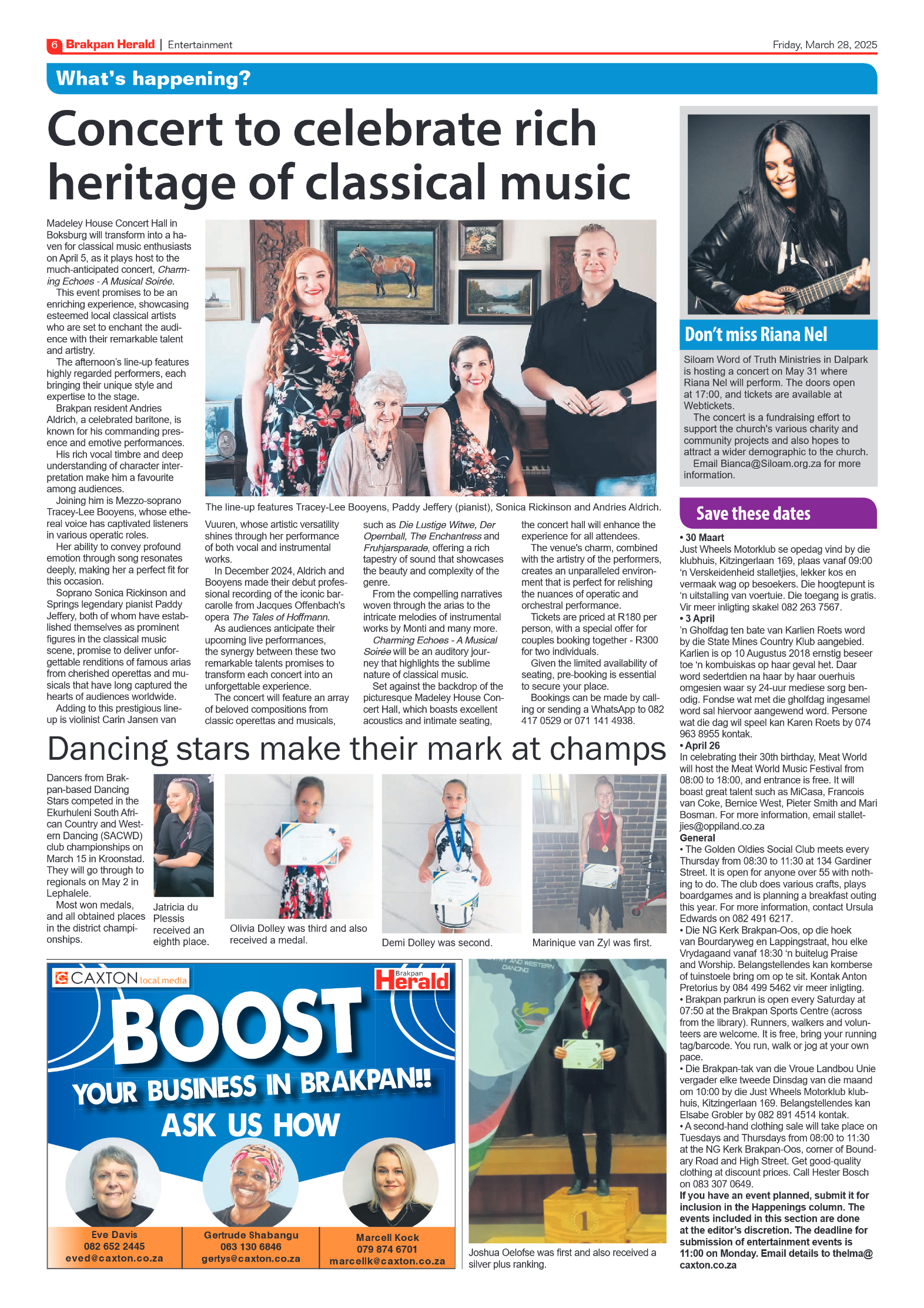 Brakpan Herald 28 March 2025 page 6
