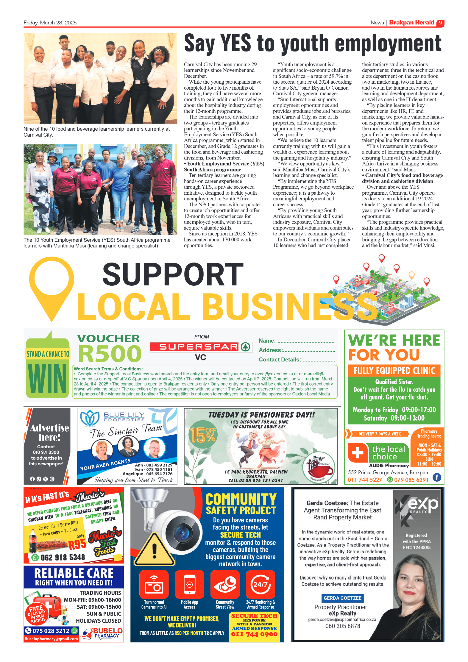 Brakpan Herald 28 March 2025 page 9